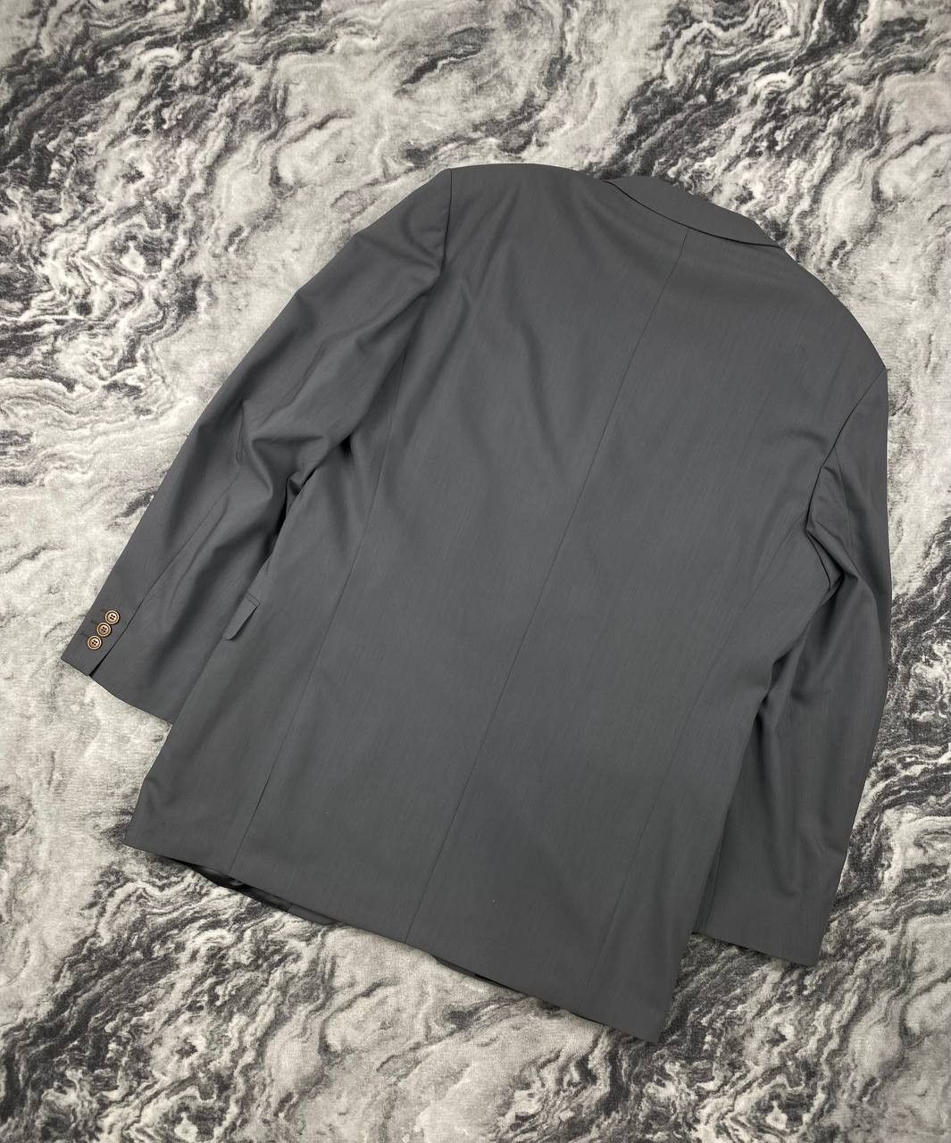 Balmain Balmain Wool Classic Suit Blazer And Pants Men Size 44L Gray Size 44L - 10 Thumbnail