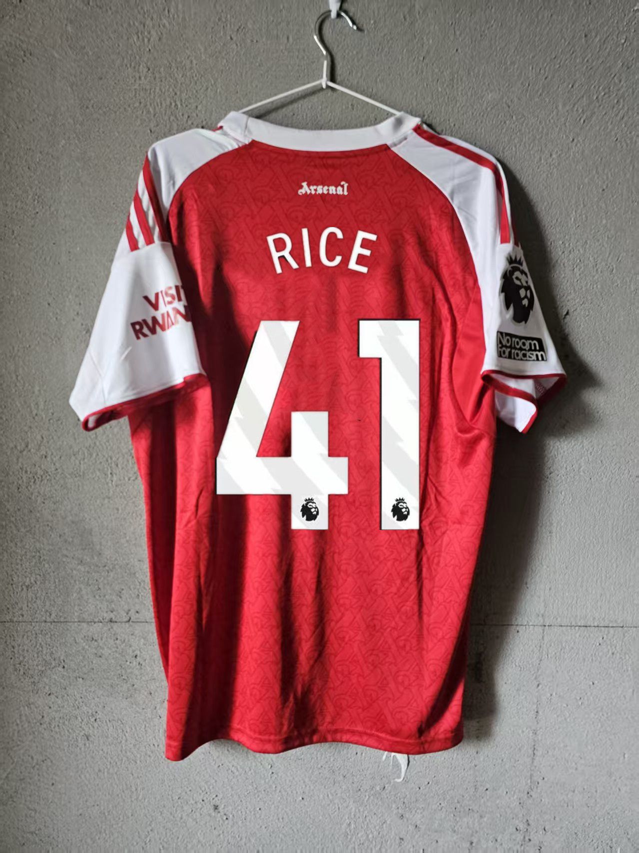 #41 Declan Rice Jersey 2025 26 Arsenal Home