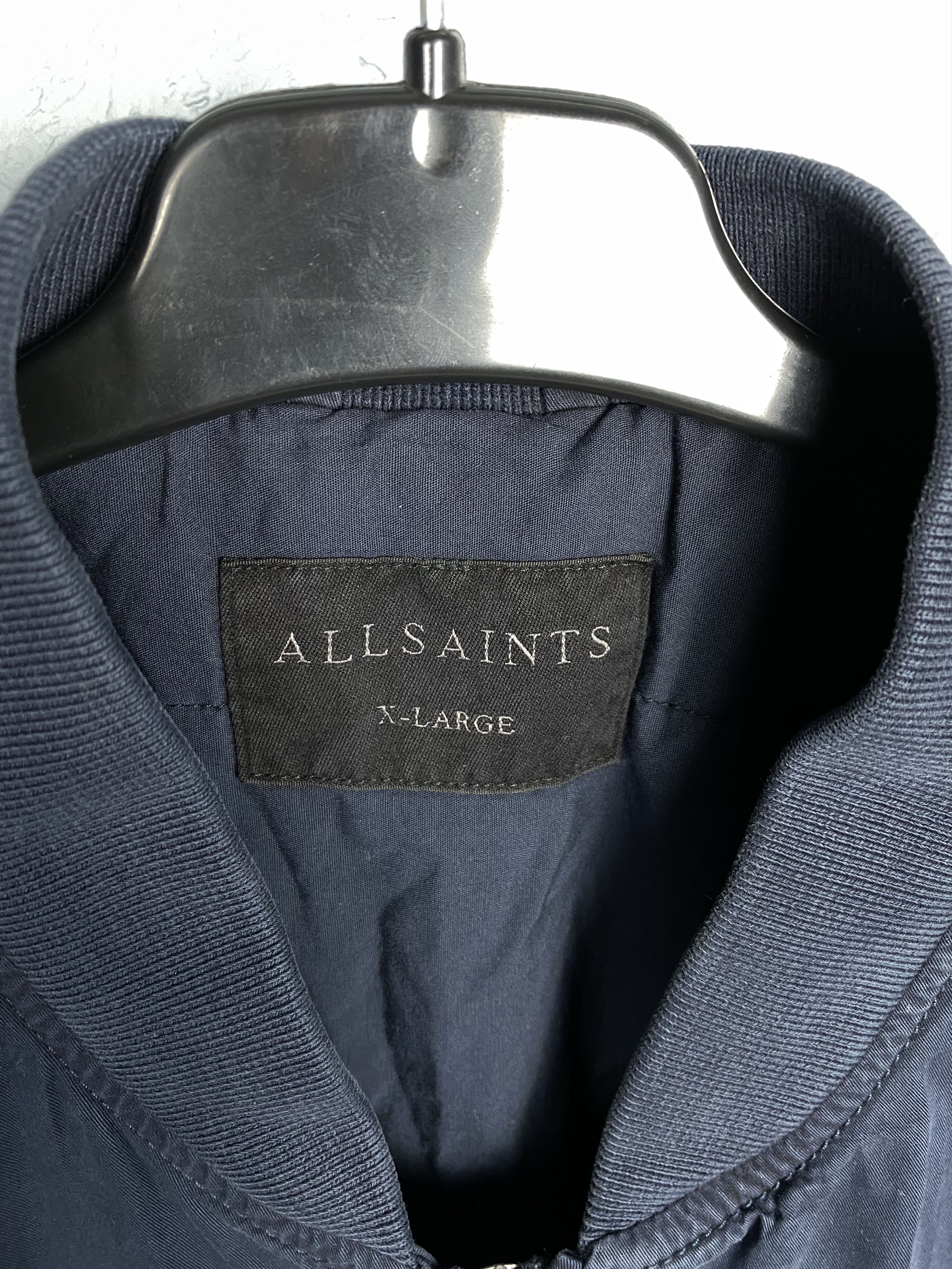 Allsaints Allsaints Lows Mens Nylon Insulated Bomber Jacket Y2K Size US XL / EU 56 / 4 - 5 Thumbnail