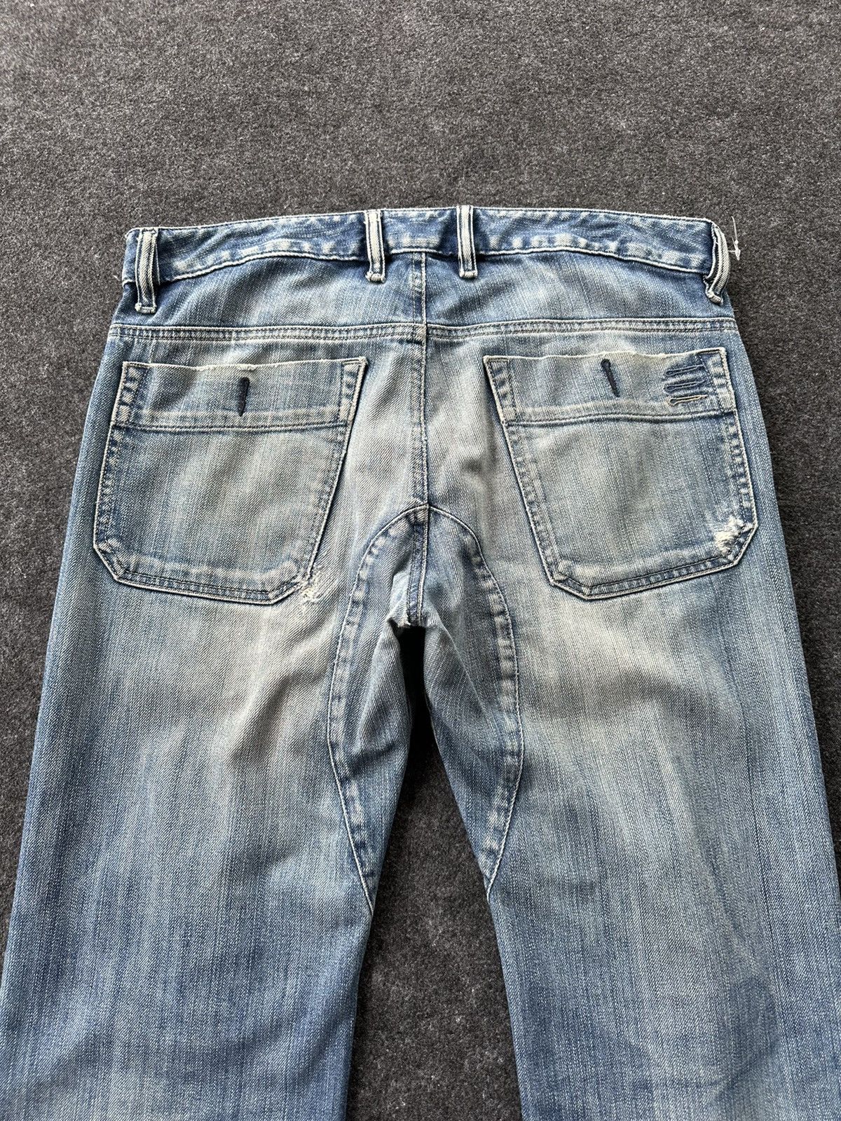 Diesel Vintage Diesel Industries Faded Wash Denim Size 31 D100 Size US 31 - 3 Thumbnail