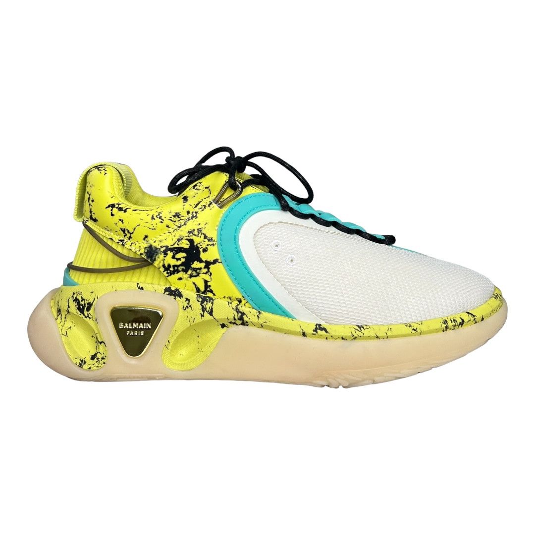Balmain Balmain B Runner Platform Marble Print Sneaker Size US 10 / EU 43 - 1 Thumbnail