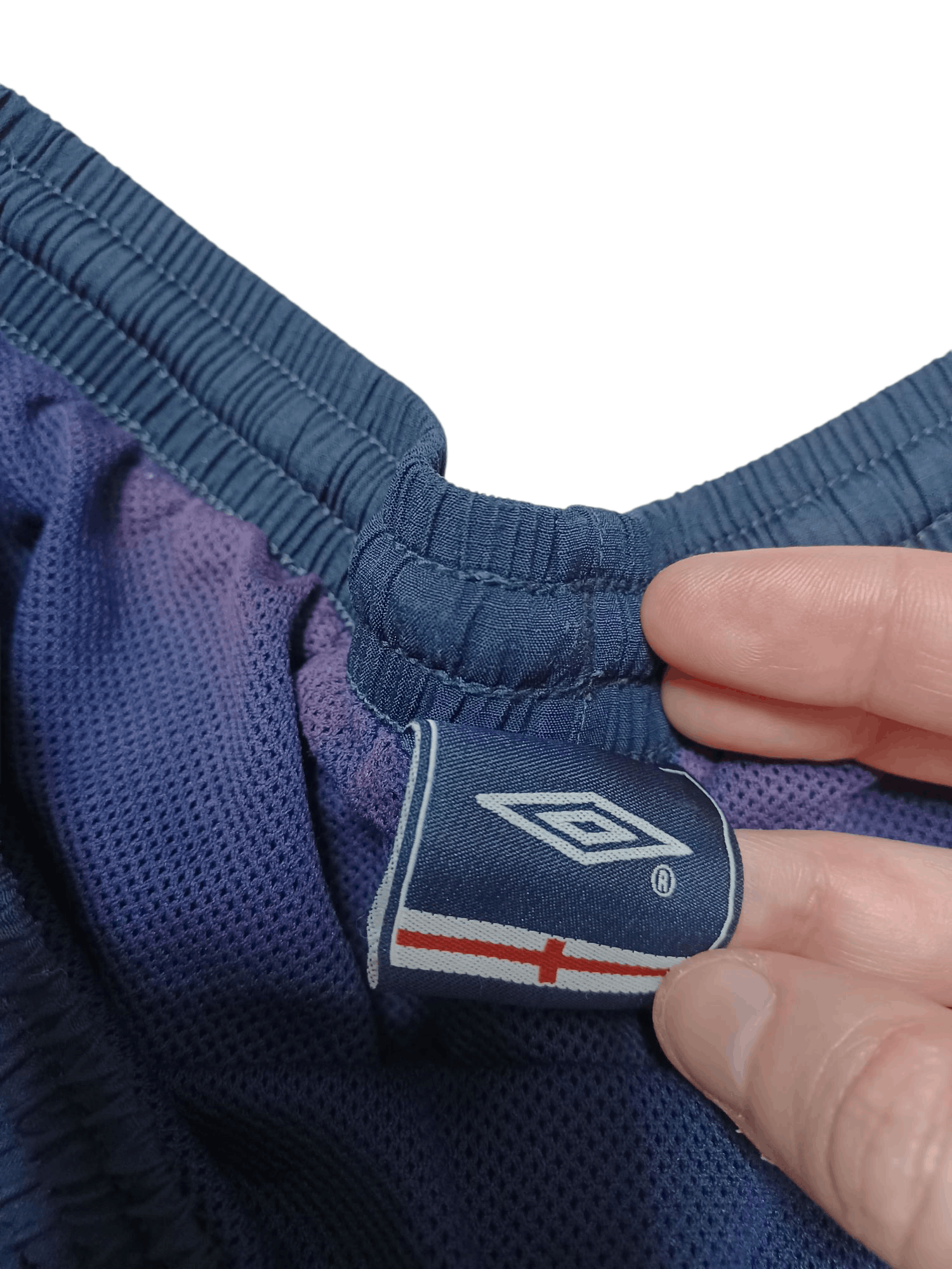 Umbro ENGLAND UMBRO SOCCER FOOTBALL NYLON DRILL SHORTS Size US 34 / EU 50 - 3 Thumbnail