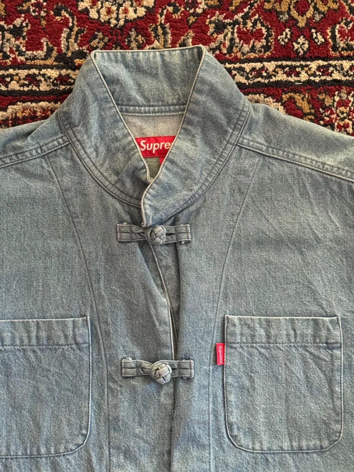 Supreme Supreme Denim Tangzhuang Jacket. Size US M / EU 48-50 / 2 - 2 Thumbnail