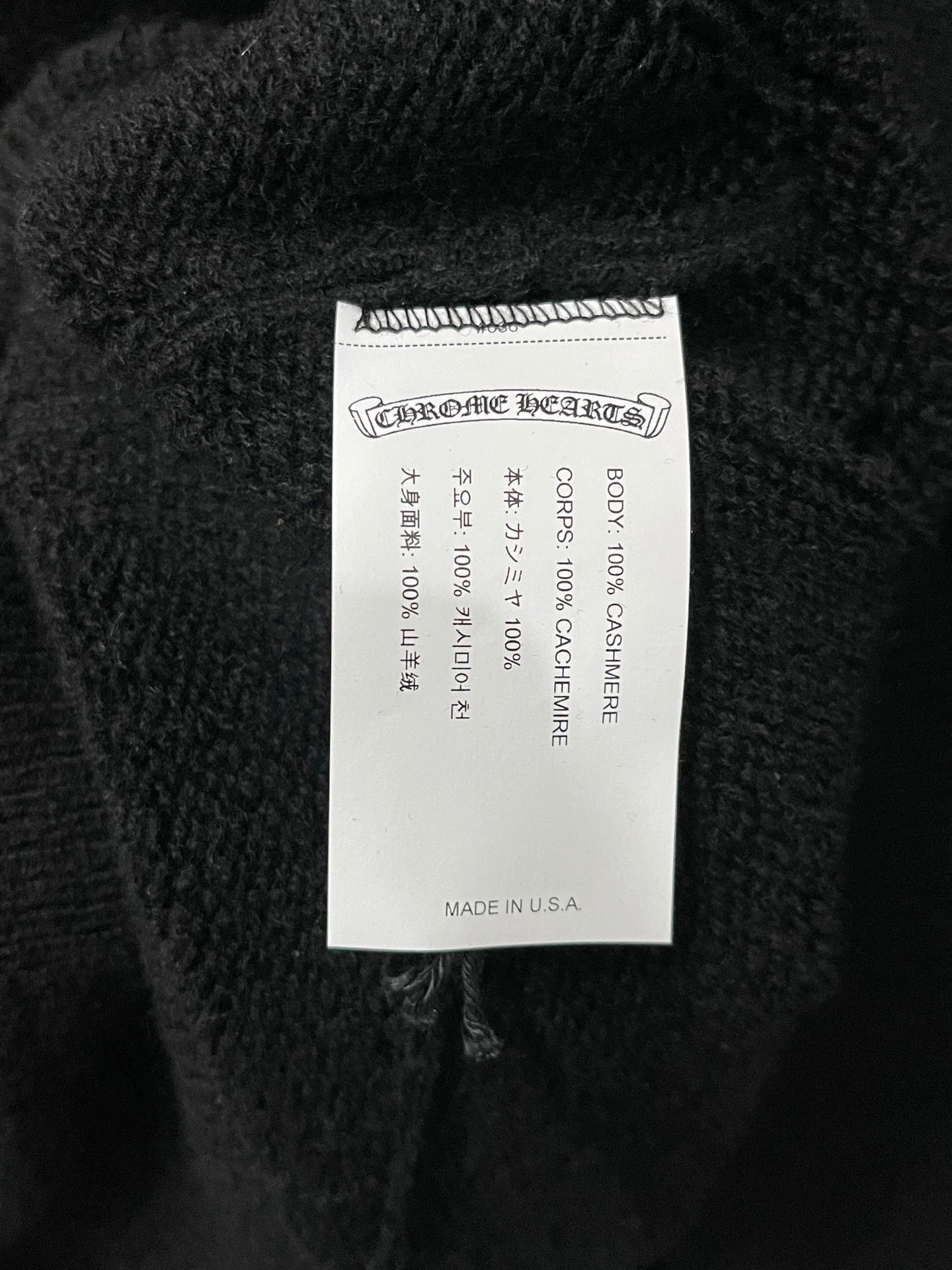 Chrome Hearts Chrome Hearts Cashmere Tattoo Arm Sweater M New Size US M / EU 48-50 / 2 - 7 Thumbnail
