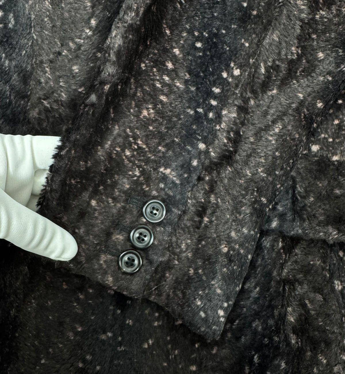 ZAPA Zapa Faux Fur Coat Cotton-Viscose Printed size US16 IT50 Size XXL / US 16-18 / IT 52-54 - 11 Thumbnail