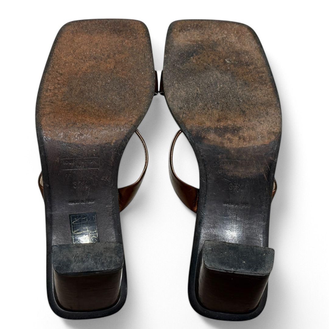 Louis Vuitton Louis Vuitton - 37.5 Vernis Mules Square Toe LV Charms Size US 6.5 / IT 36.5 - 8 Thumbnail