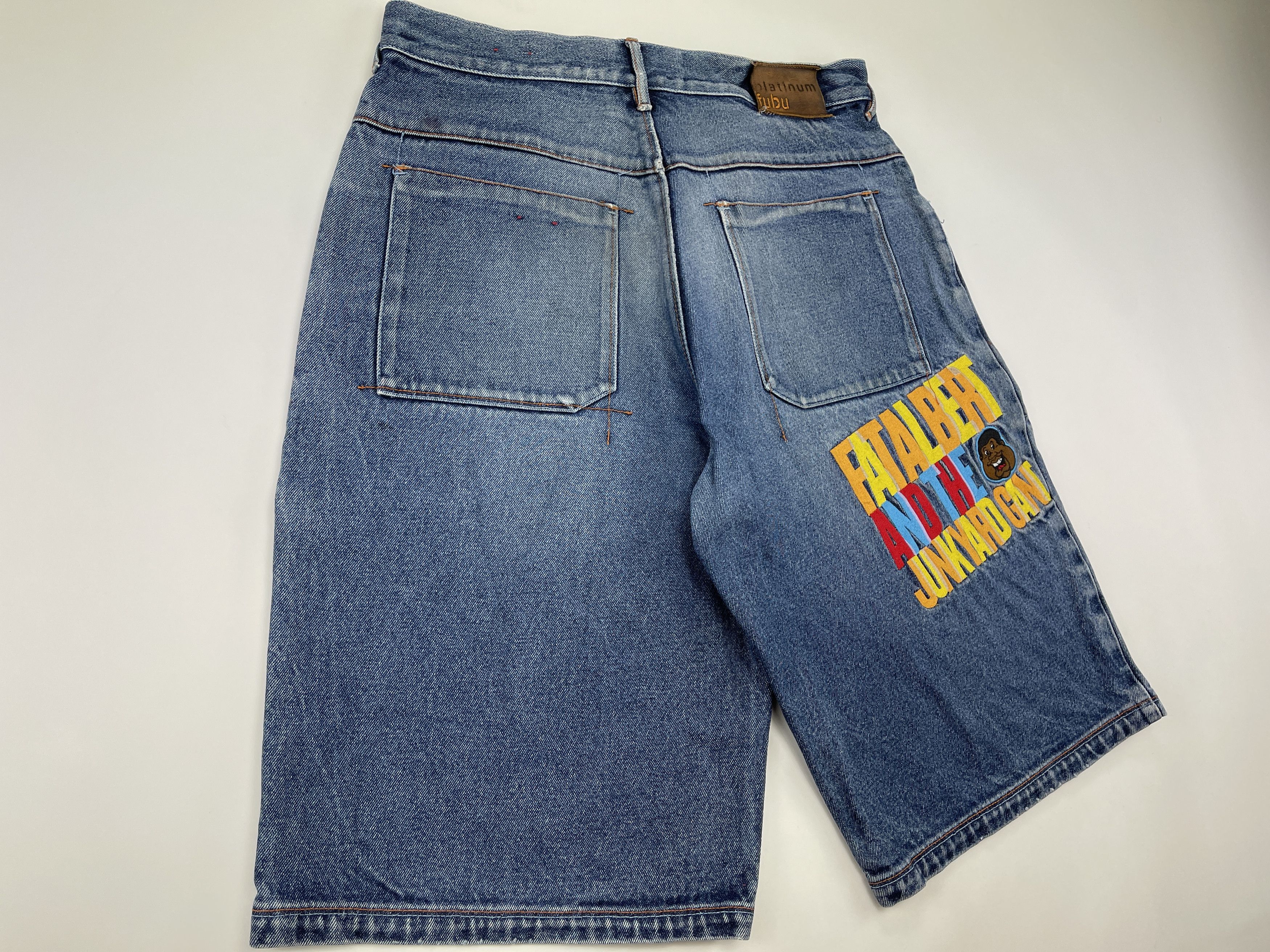 Fubu Platinum FUBU jeans shorts, Fat Albert and the Cosby Kids 36 Size US 36 / EU 52 - 2 Thumbnail
