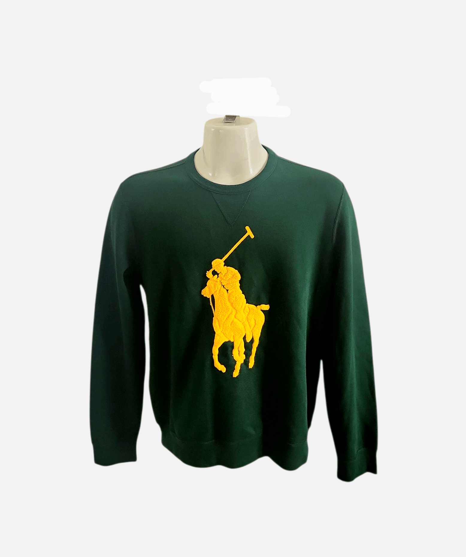 Polo Ralph Lauren Polo Ralph Lauren Big Pony Double Knit Crew Neck Carpet Logo Size US M / EU 48-50 / 2 - 2 Thumbnail