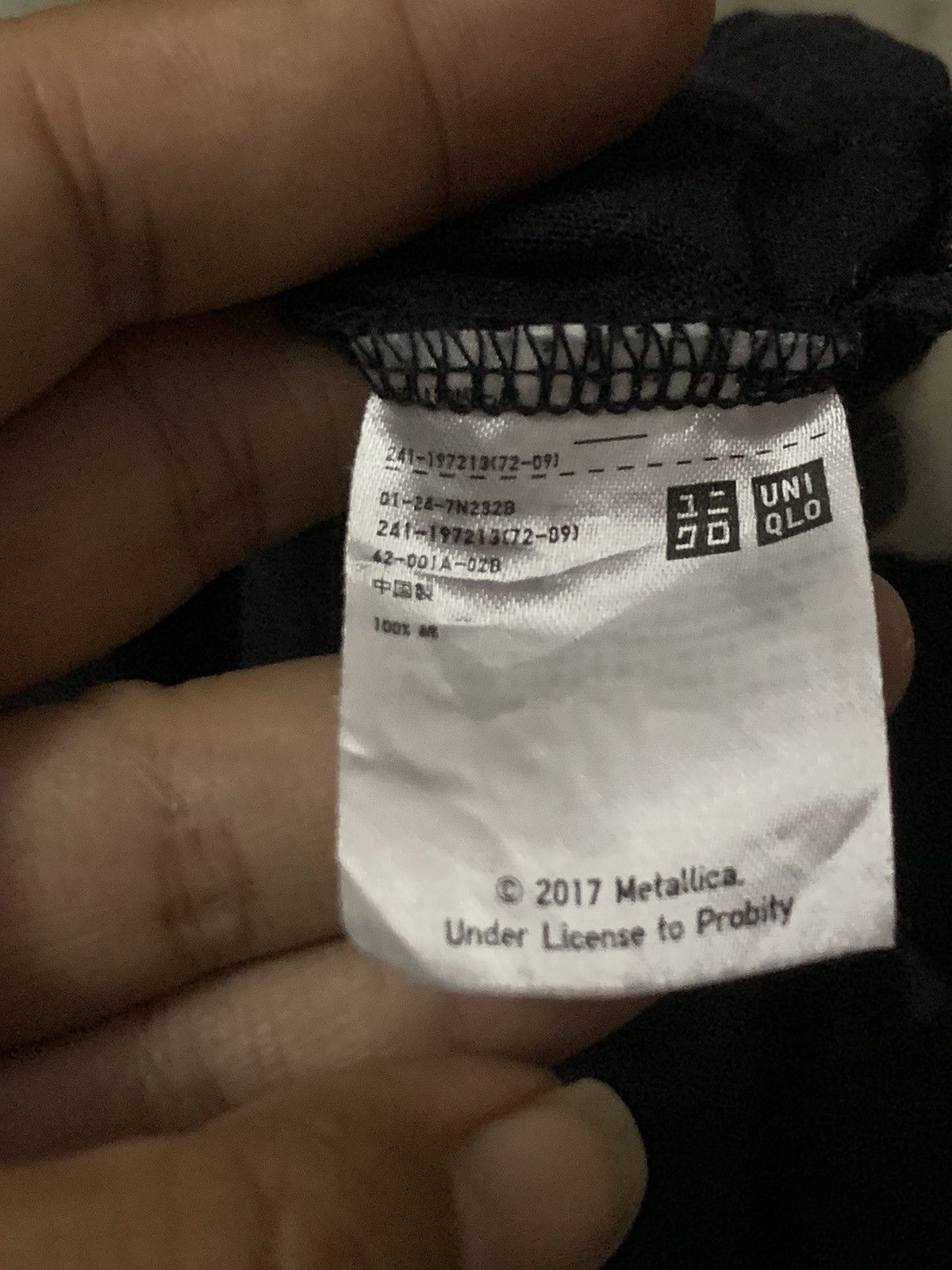 Band Tees × Metallica × Uniqlo Nice Graphics 2017 Metallica Tee Size US L / EU 52-54 / 3 - 5 Thumbnail