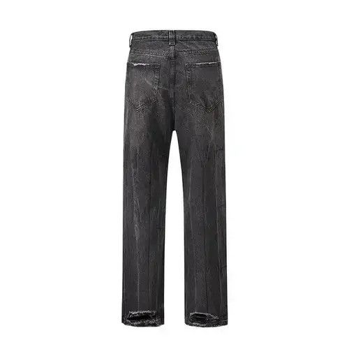 Japanese Brand × Jean Y2K Straight Vintage Distressed Washed Baggy Jean Size US 32 / EU 48 - 2 Thumbnail