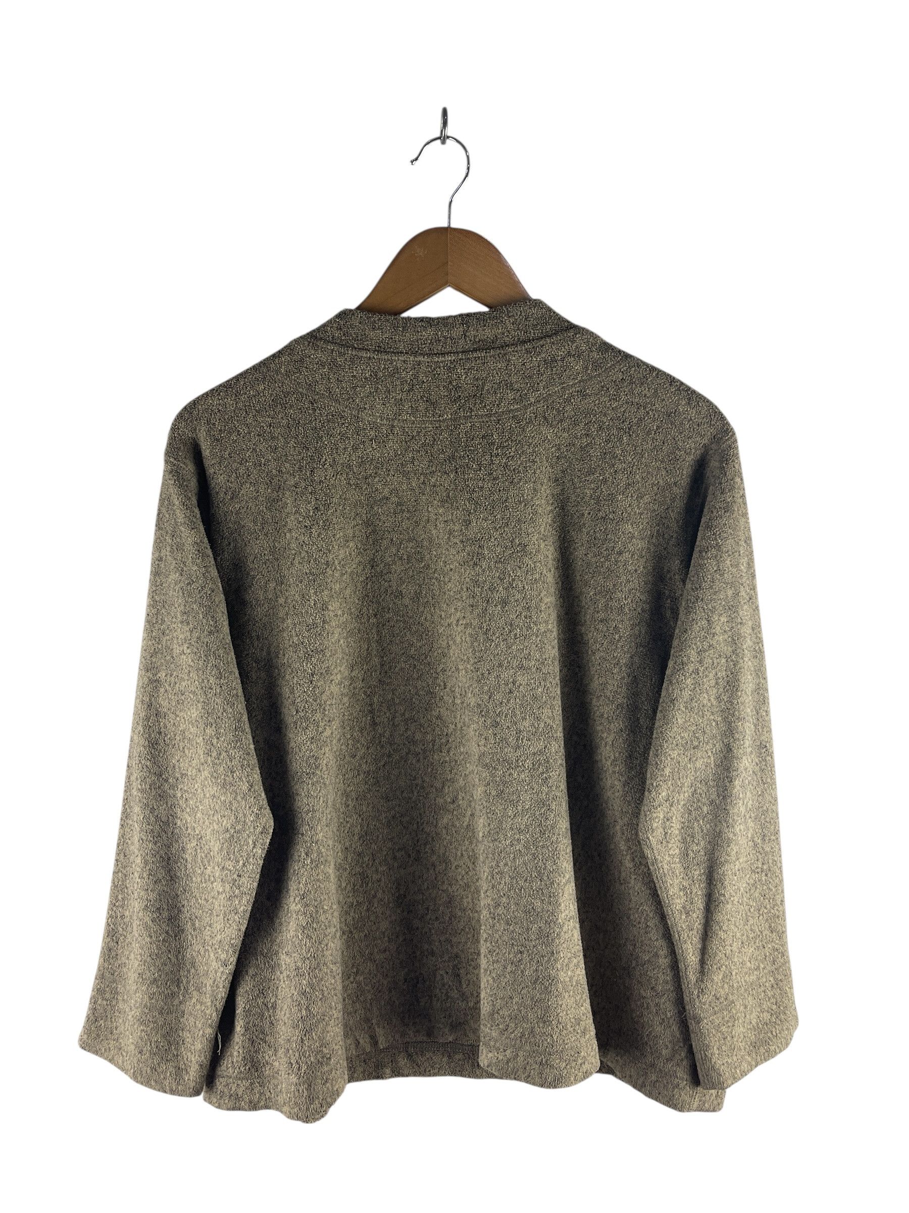 Ne-Net Né-net Asymmetrical Collar Knit Pullover Japanese Designer Size US L / EU 52-54 / 3 - 2 Thumbnail