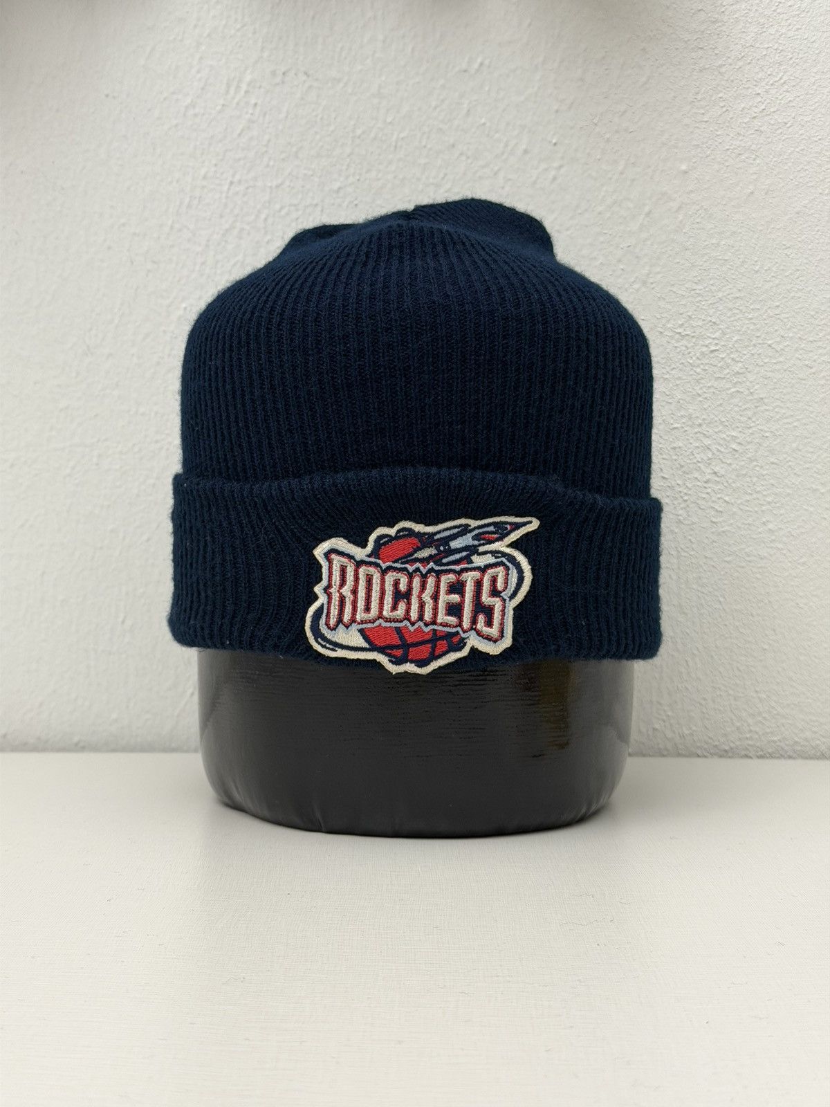 NBA Vintage 90s Houston Rockets Beanie NBA Basketball Made n USA Size ONE SIZE - 2 Thumbnail