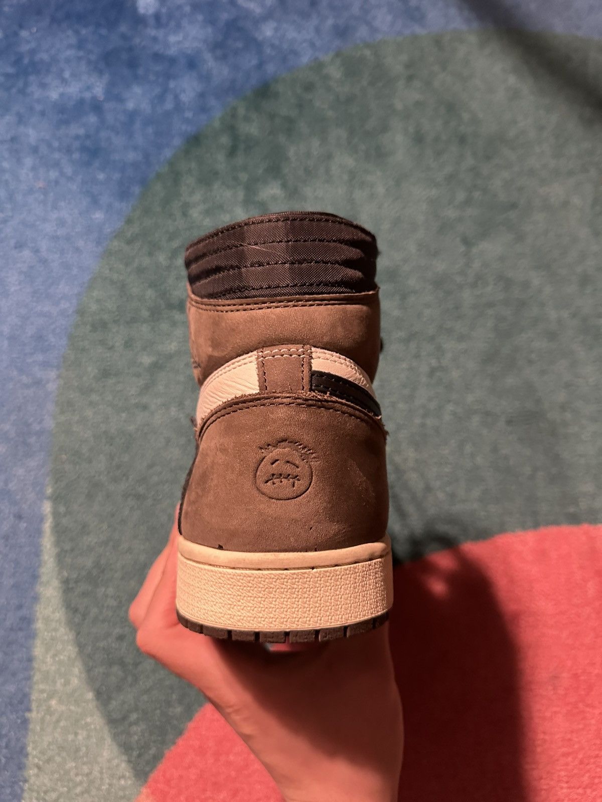 Jordan Brand × Nike × Travis Scott Travis Scott x Air Jordan 1 Retro High OG ‘Mocha’ Size US 11.5 / EU 44-45 - 14 Thumbnail