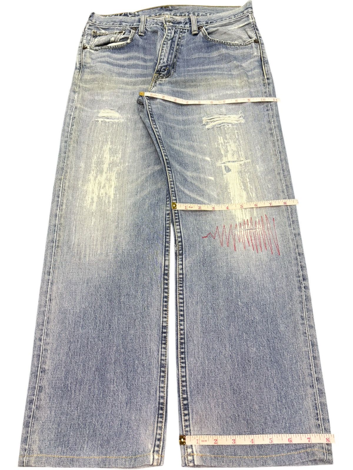 Levi's Vintage 90s Levis 502 Faded Wash Distressed Jeans Size US 30 / EU 46 - 8 Thumbnail