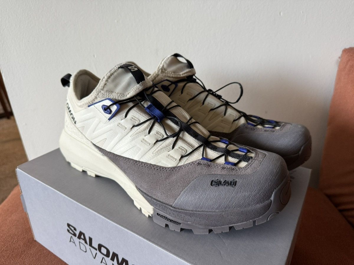 Salomon Salomon Alpinway Advanced | S[LAB] - Almond Milk/Plum Size US 8.5 / EU 41-42 - 1 Thumbnail