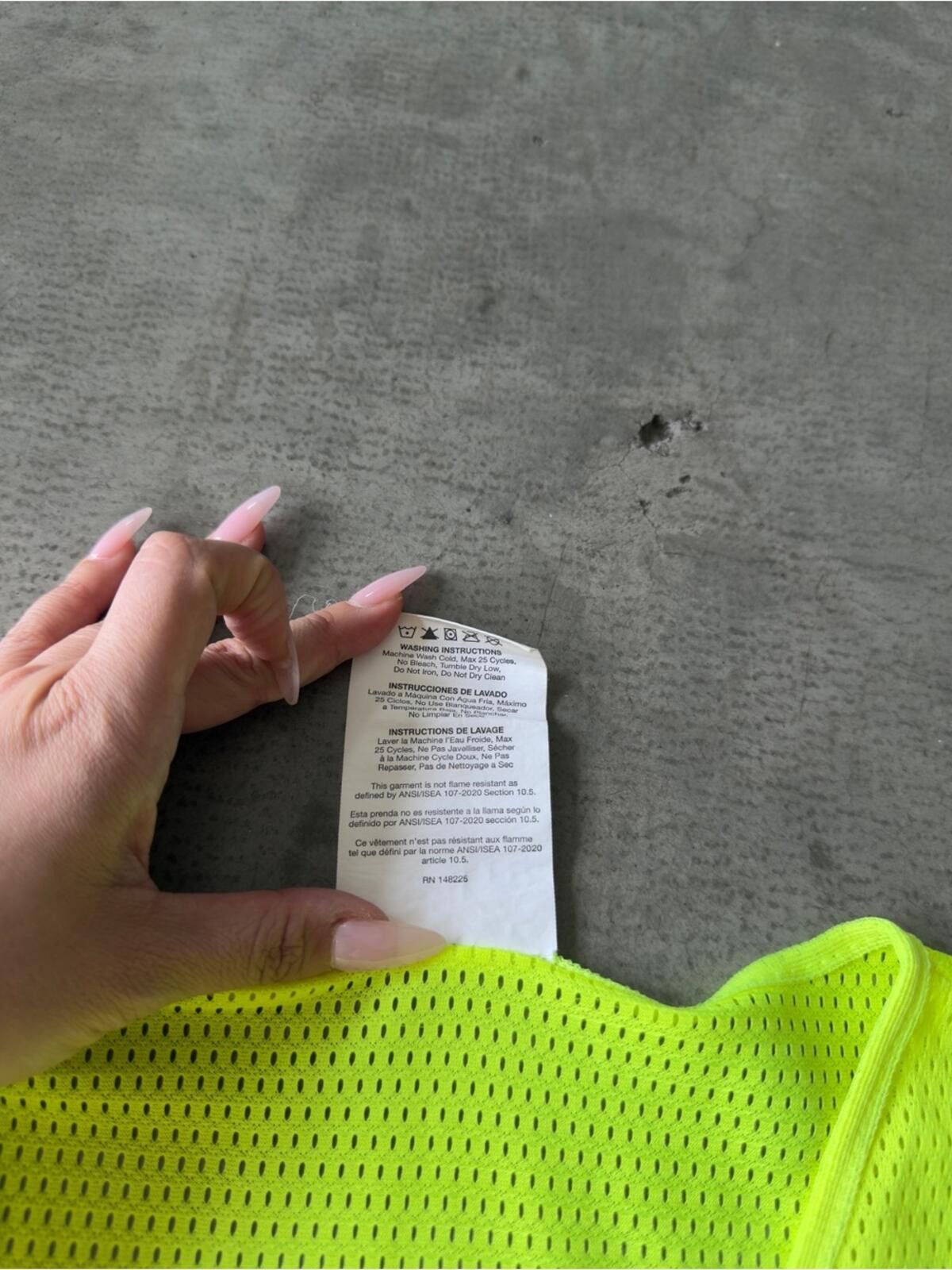 Connor McKnight Condor / Safety Vest Reflective / Neon Yellow / ANSI Class 2 Size ONE SIZE - 3 Thumbnail