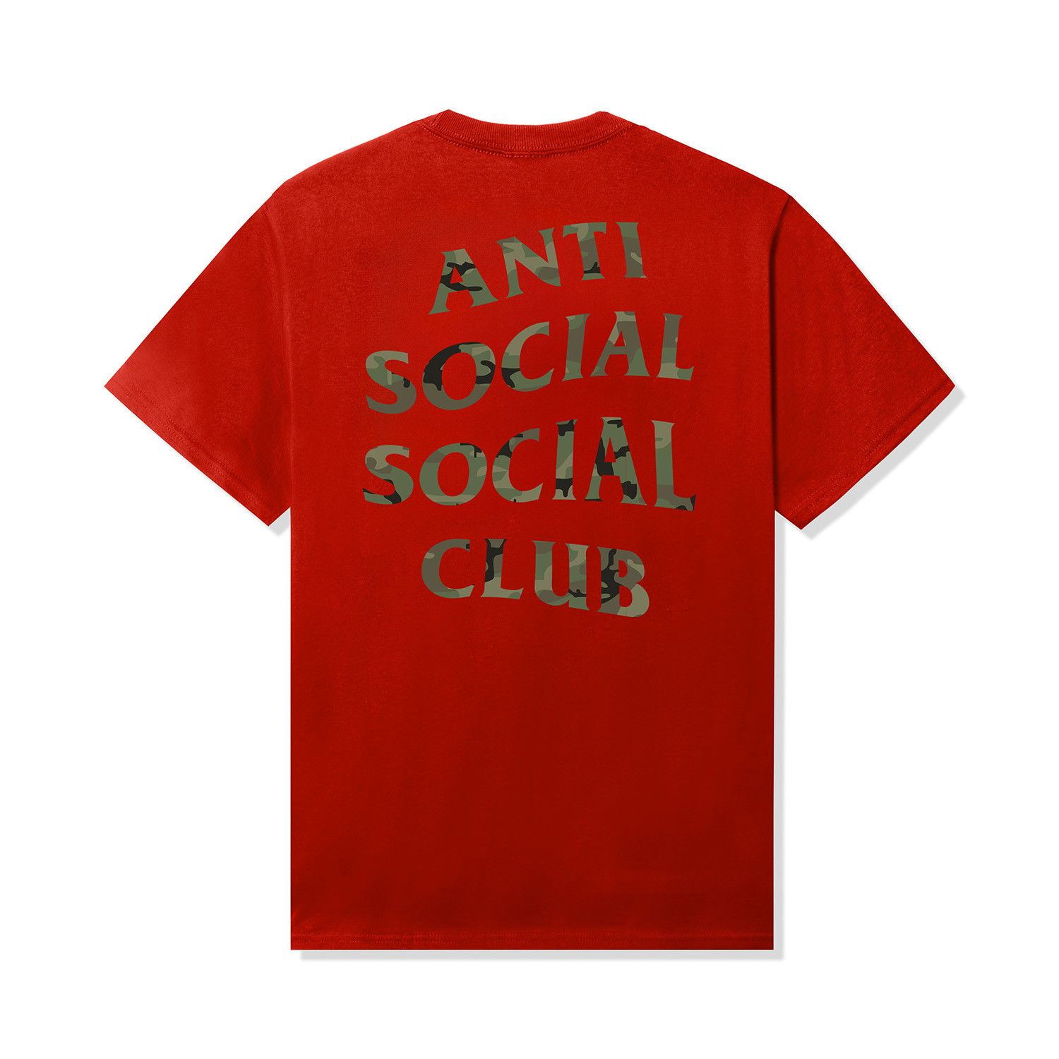 Anti Social Social Club Anti Social Social Club Woody Green Camo Red Tee New DS Size US S / EU 44-46 / 1 - 1 Thumbnail