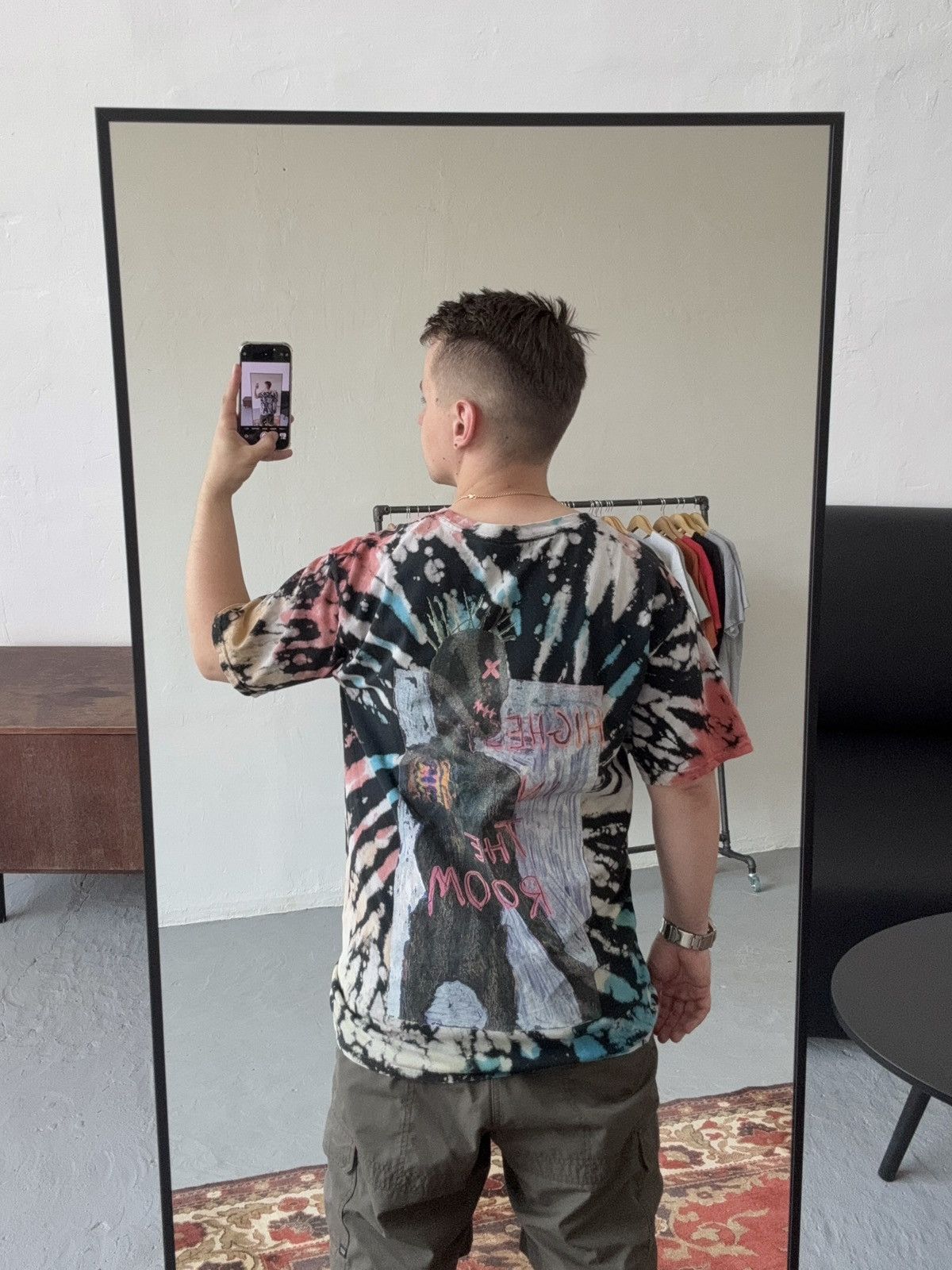 Travis Scott 2019 Travis Scott Highest in the room Tie-dye Tee Size US L / EU 52-54 / 3 - 3 Thumbnail