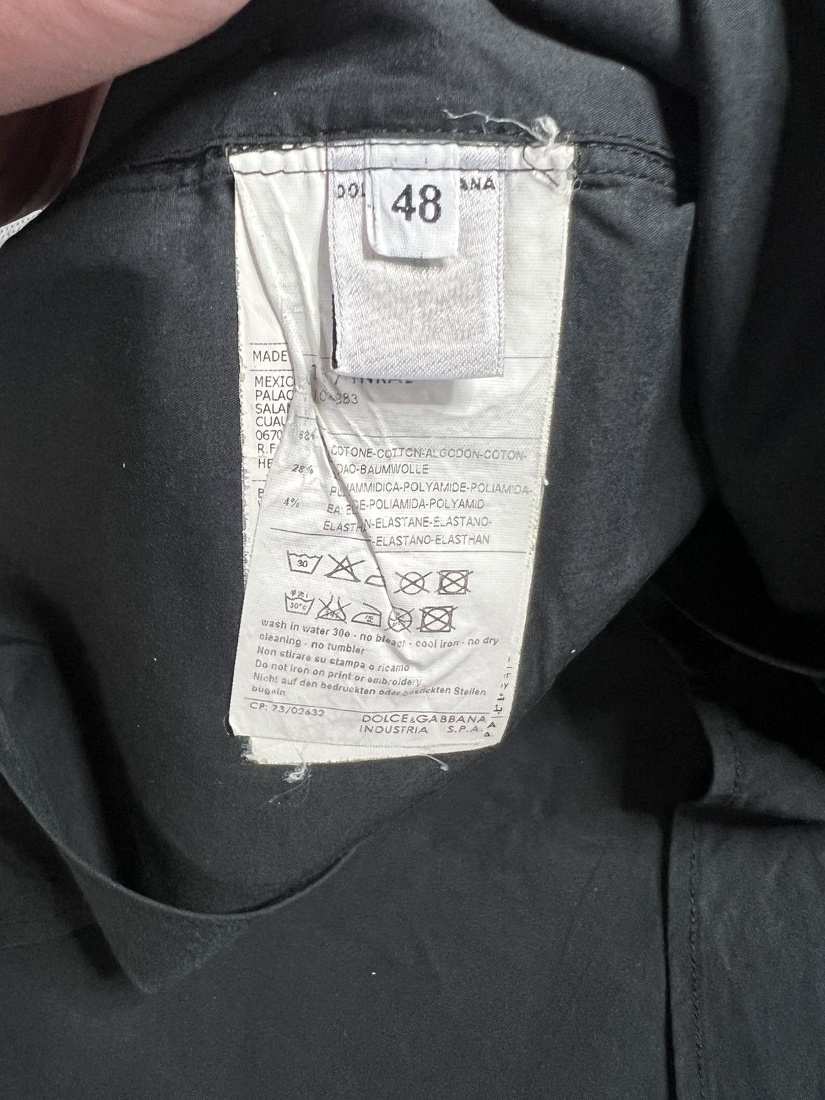 Dolce & Gabbana Black Dolce & Gabbana Dres Shirt Size M Size US M / EU 48-50 / 2 - 8 Thumbnail