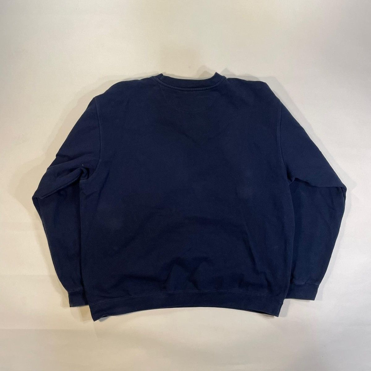 Nike Navy blue Nike boxy sweatshirt with embroidered swoosh 90s Size US L / EU 52-54 / 3 - 7 Thumbnail