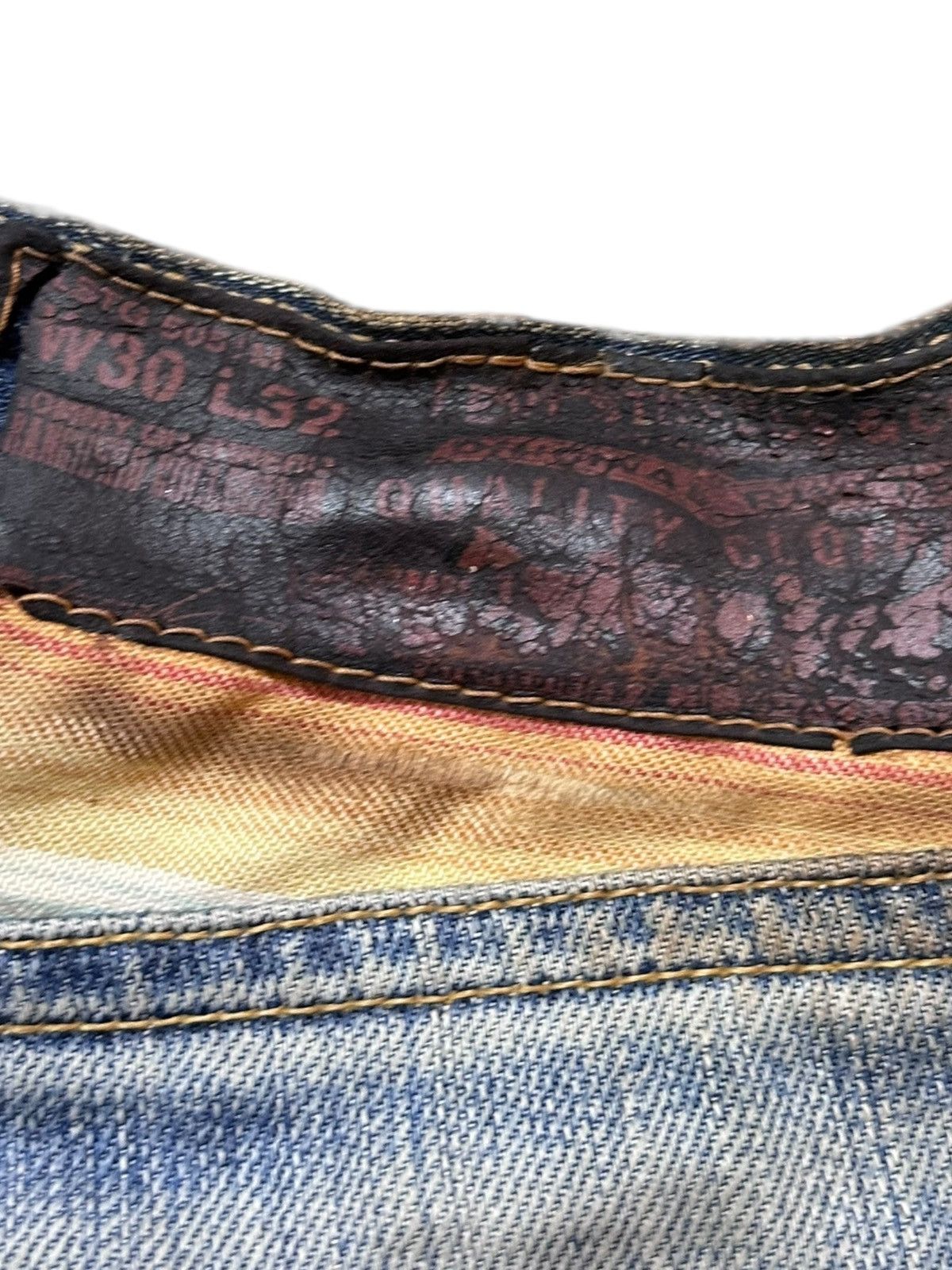 Levi's Vintage Clothing Vintage Levi’s Mudwash Faded Rainbow Flag Distressed Denim Size US 30 / EU 46 - 6 Thumbnail