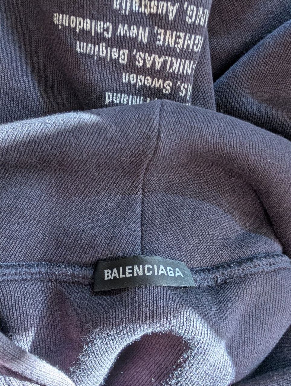 Balenciaga Balenciaga Speedhunters Black Logo Hoodie (fits L-XL) Size US XS / EU 42 / 0 - 5 Thumbnail