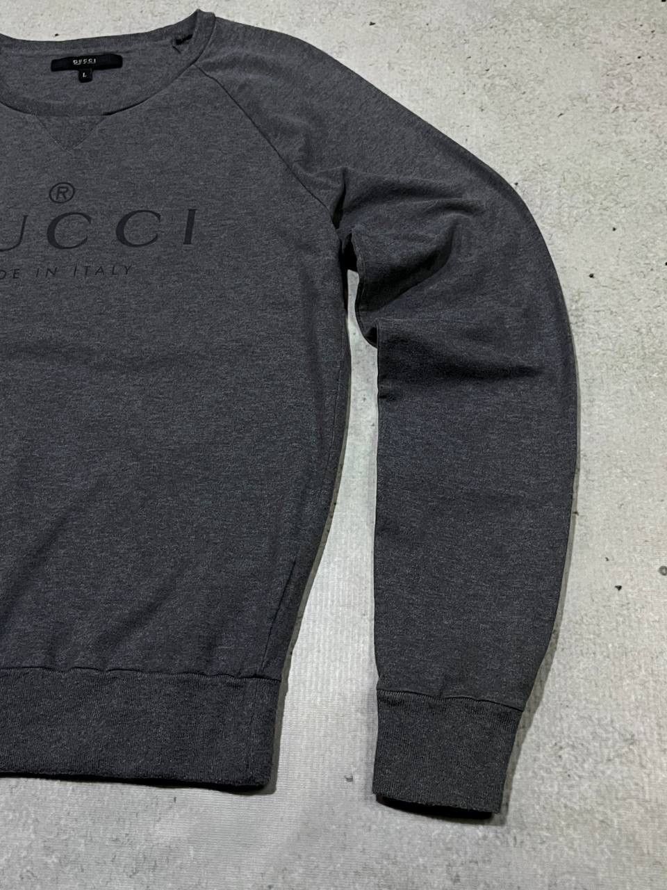 Designer × Gucci × Vintage Vintage Gucci Luxury Logo Sweatshirt Size US L / EU 52-54 / 3 - 2 Thumbnail