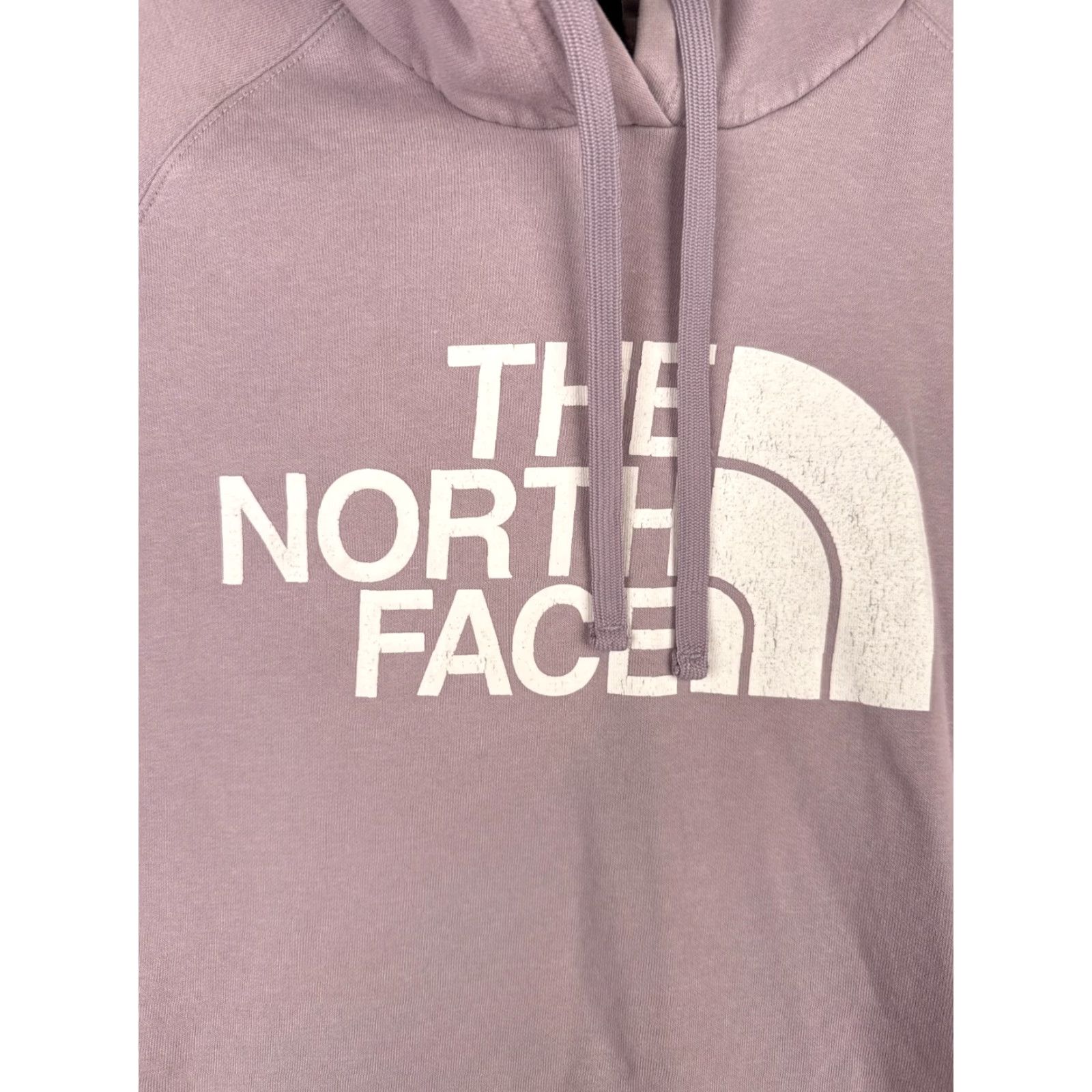 The North Face The North Face Hoodie Womens Small Pink White Pullover Cotton Blend Sweatshirt Crew Neck Regular Fit Logo Pockets Size S / US 4 / IT 40 - 6 Thumbnail