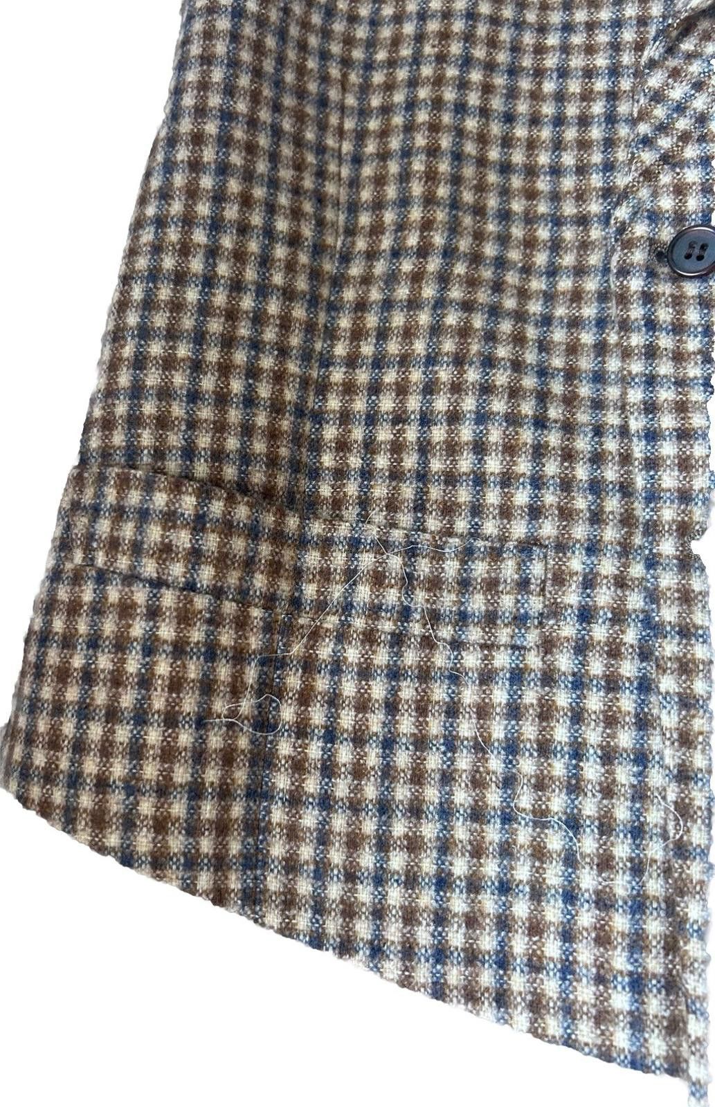 Suitsupply Suitsupply Vest Wool-Cashmere Carlo Barbera Check 2 breasted Size US M / EU 48-50 / 2 - 4 Thumbnail