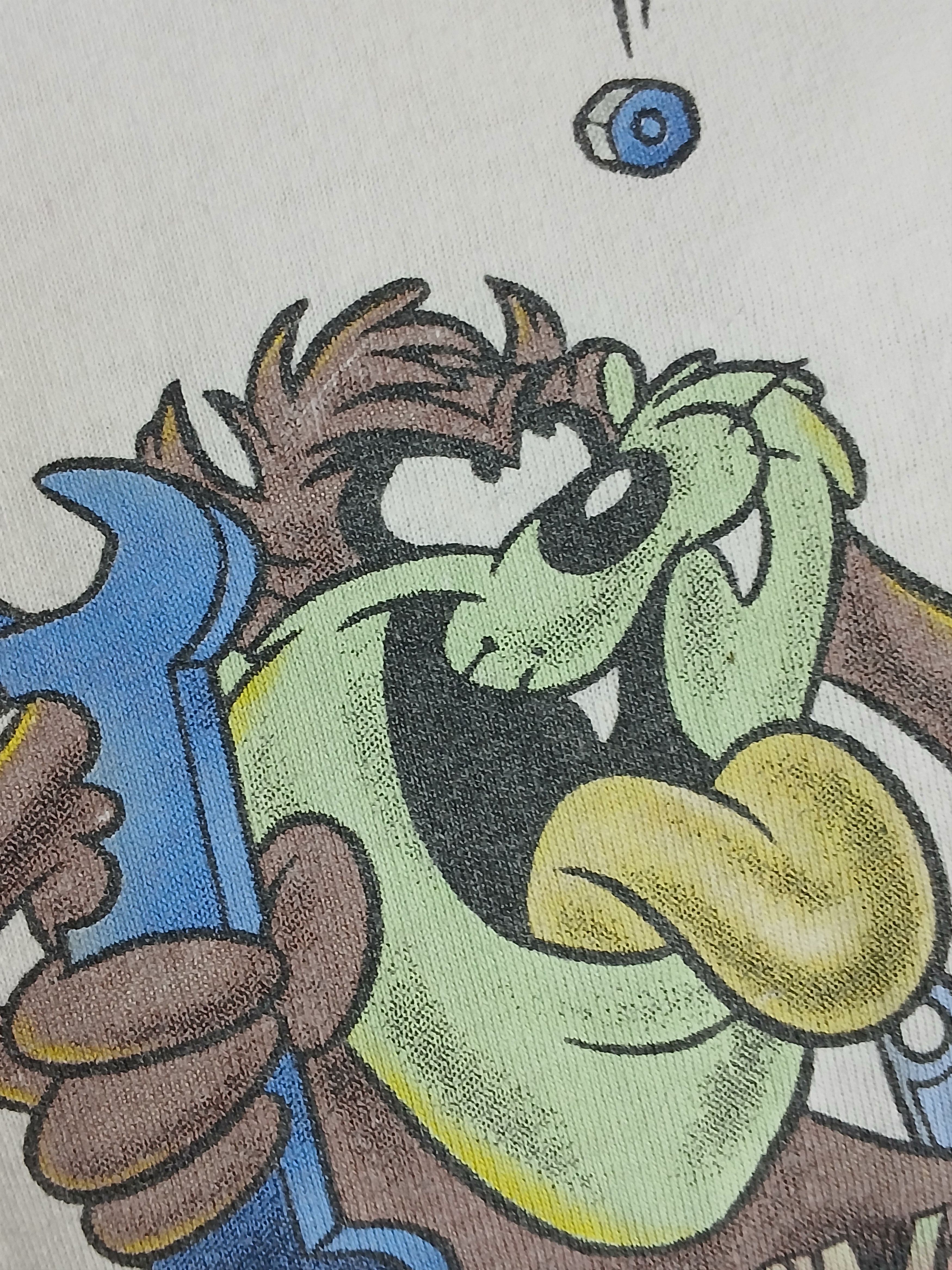 Cartoon Network × Vintage Vintage Looney Tunes Taz Single Stitch T-Shirt Size US XL / EU 56 / 4 - 5 Thumbnail