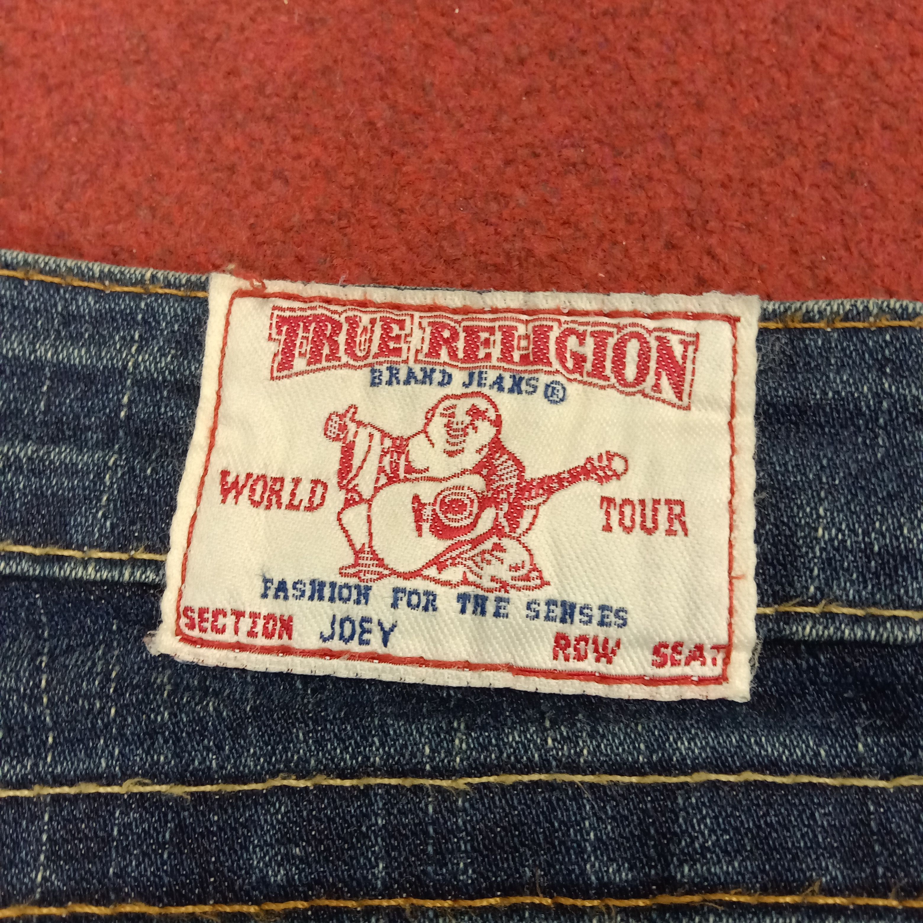 Vintage True Religion Fashion Style Streetwear Bootcut Jeans Size 27" / US 4 / IT 40 - 16 Thumbnail