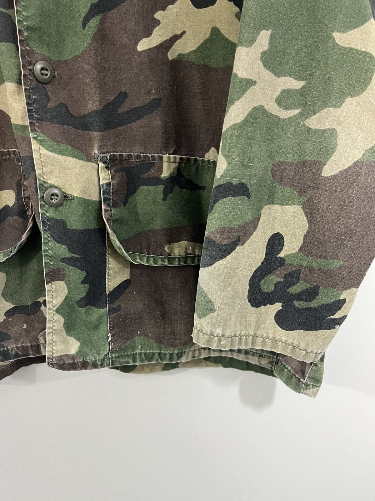 Vintage Thrashed Camo Print Military Army Overshirt Jacket Size US XL / EU 56 / 4 - 7 Thumbnail