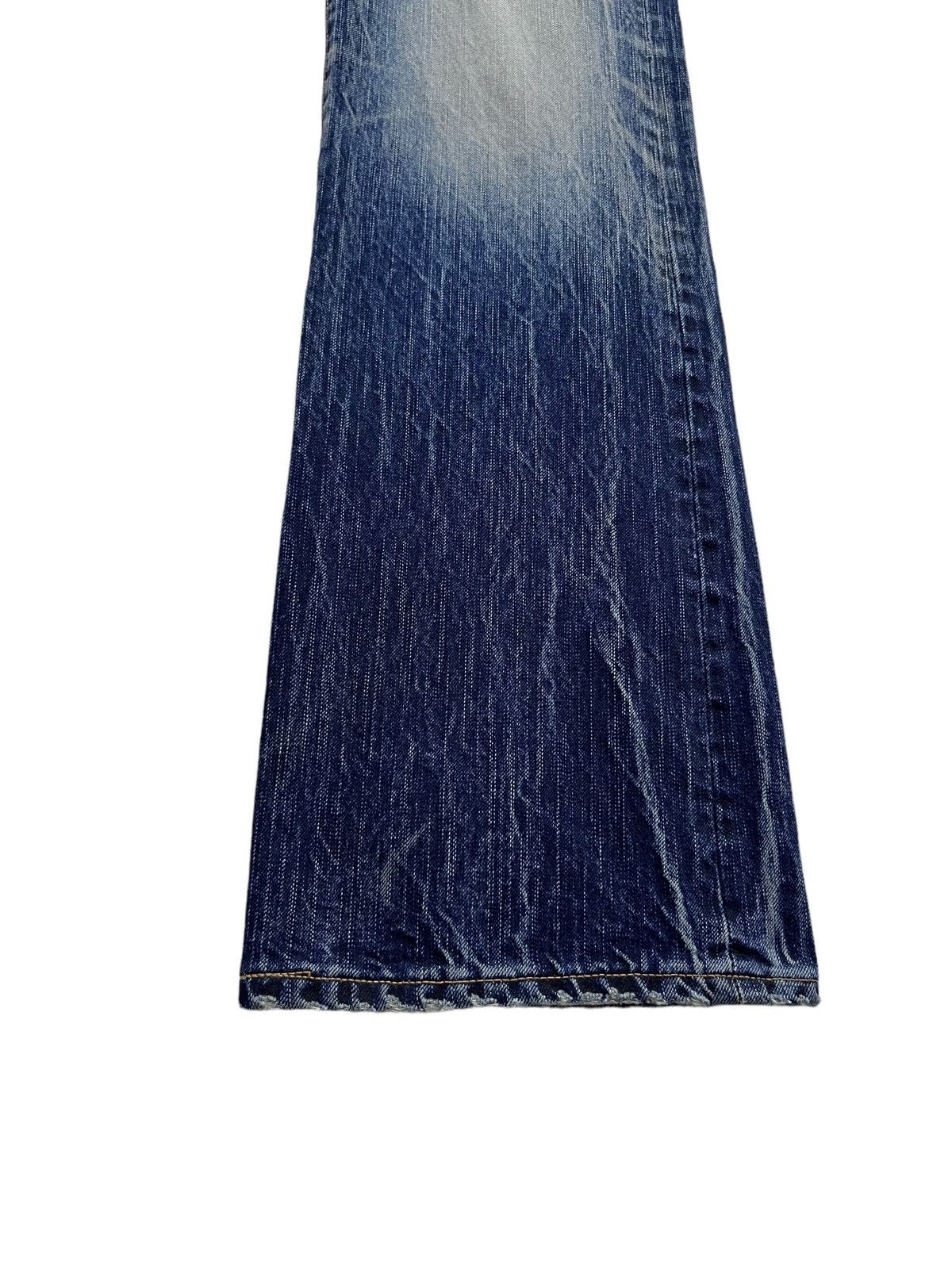 Edwin FLARE EDWIN REBEL VINTAGE Mudmax Blue Punk Lightning Whisker Size US 30 / EU 46 - 8 Thumbnail