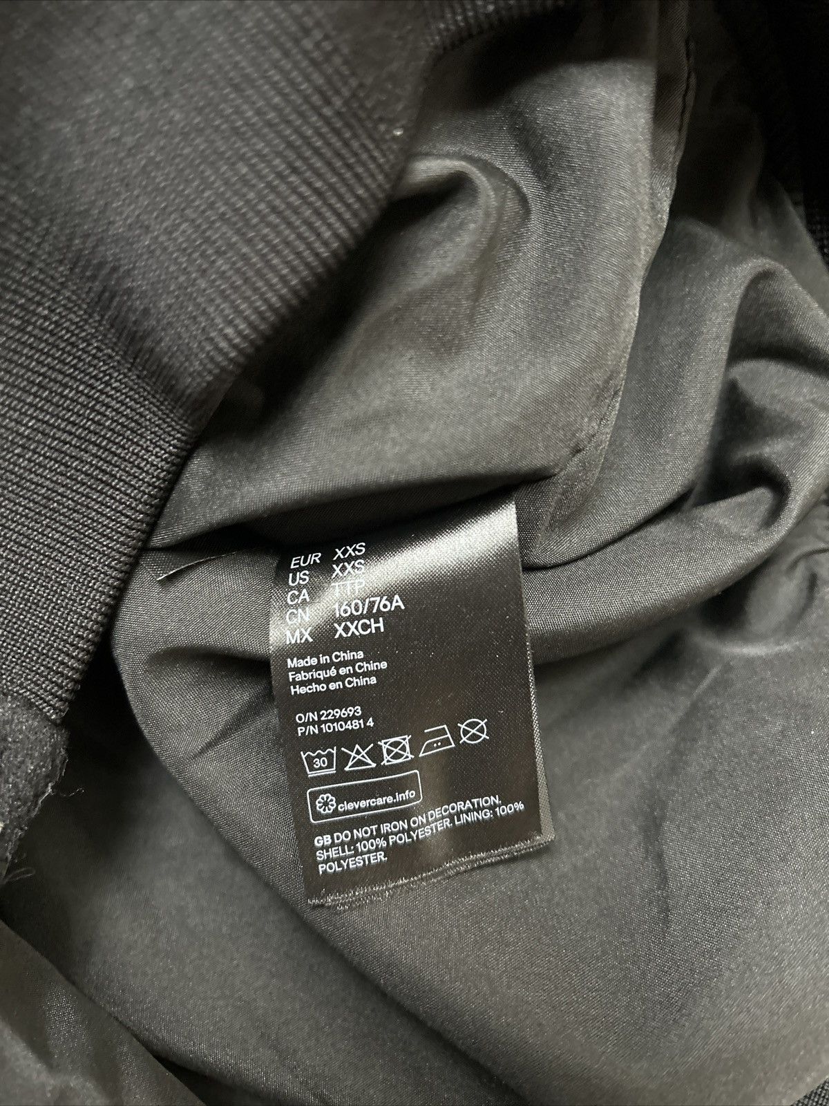H&M × No Fear No Fear x H&M Oversized Black Varsity Bomber Jacket Size US M / EU 48-50 / 2 - 4 Thumbnail