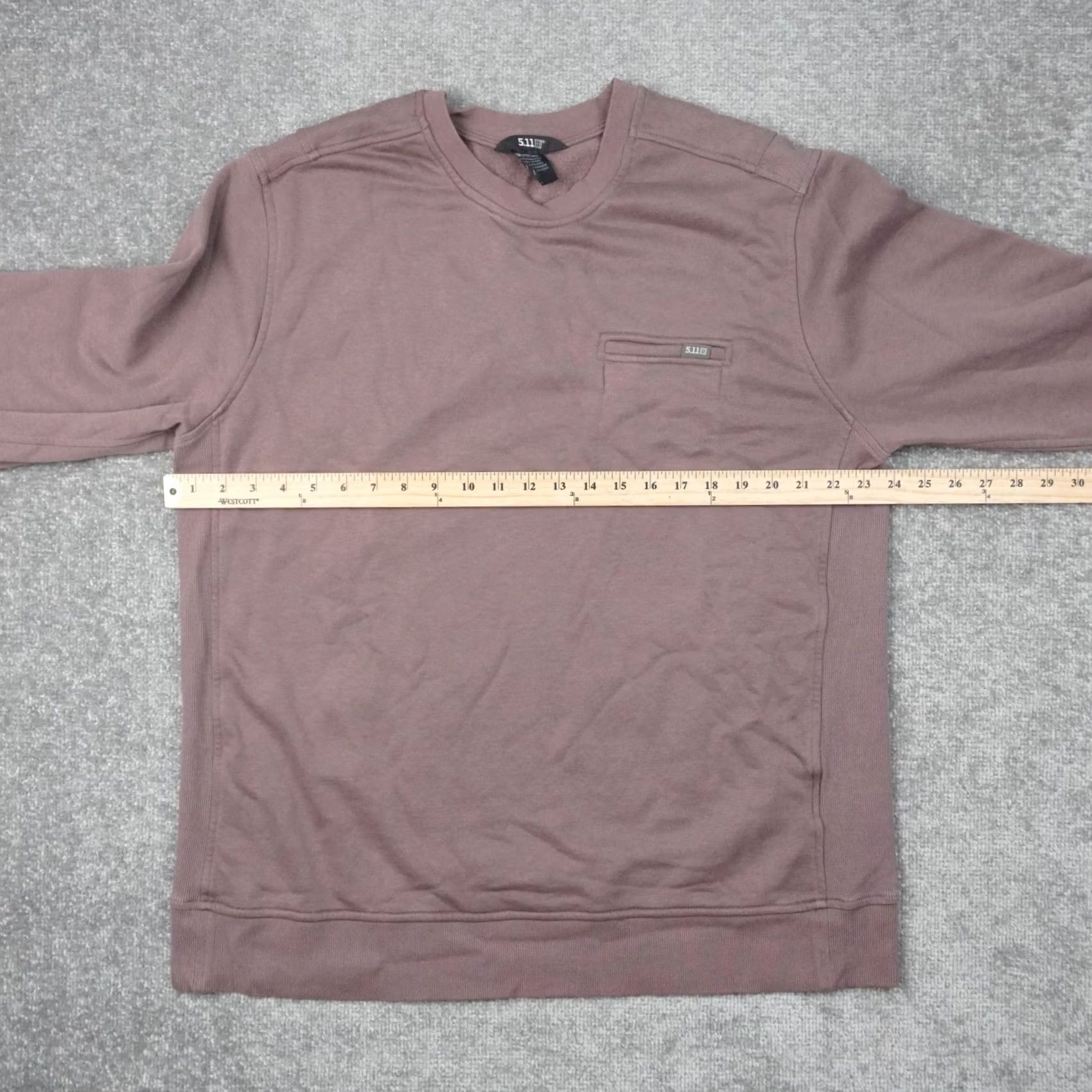 Vintage 5.11 Tactical Mens XL Brown Long Sleeve Pullover Crew Neck Sweatshirt Pockets Size US XL / EU 56 / 4 - 4 Thumbnail