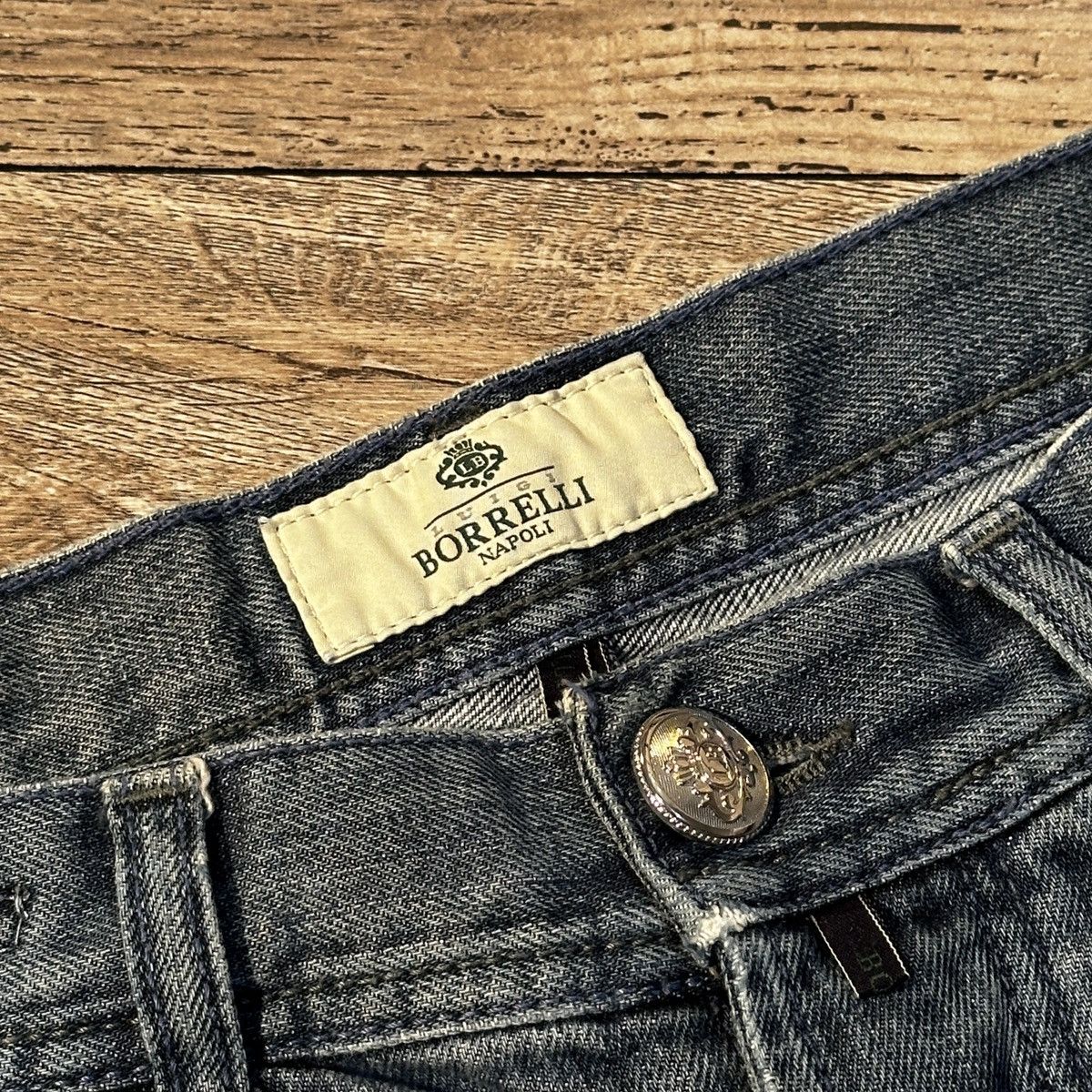 Borriello Napoli LUIGI BORRELLI NAPOLI JEANS Size US 31 - 2 Thumbnail