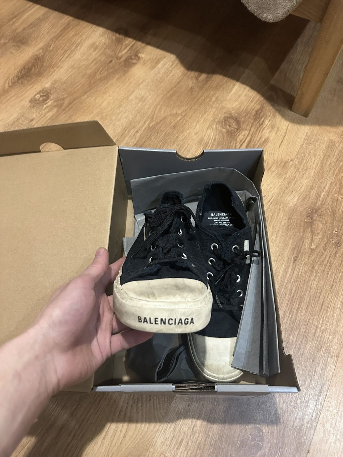 Balenciaga Balenciaga paris sneakerd Size US 10 / EU 43 - 4 Thumbnail