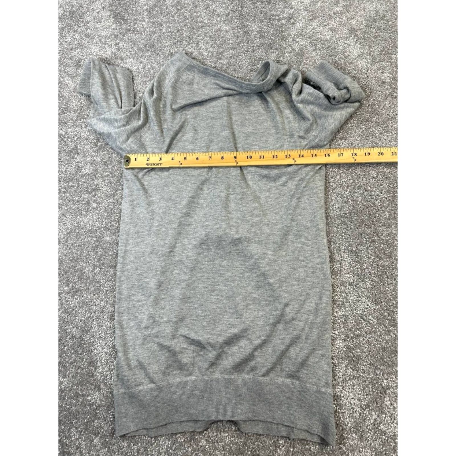 Vince Vince Shirt Womens Small Gray Henley Tunic Size S / US 4 / IT 40 - 5 Thumbnail