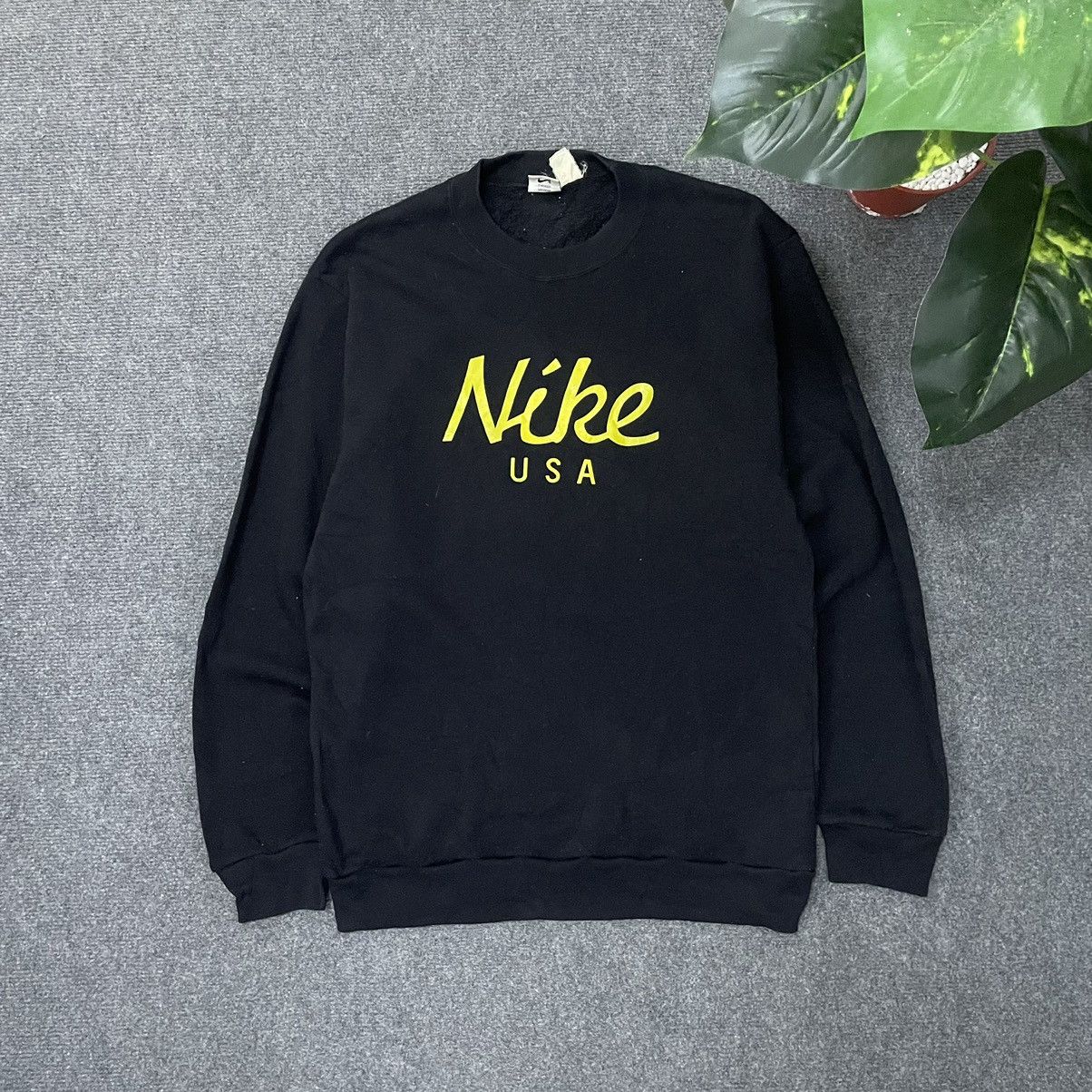 Nike × Vintage Vintage 1990s Nike USA Sweatshirt Size US M / EU 48-50 / 2 - 1 Thumbnail