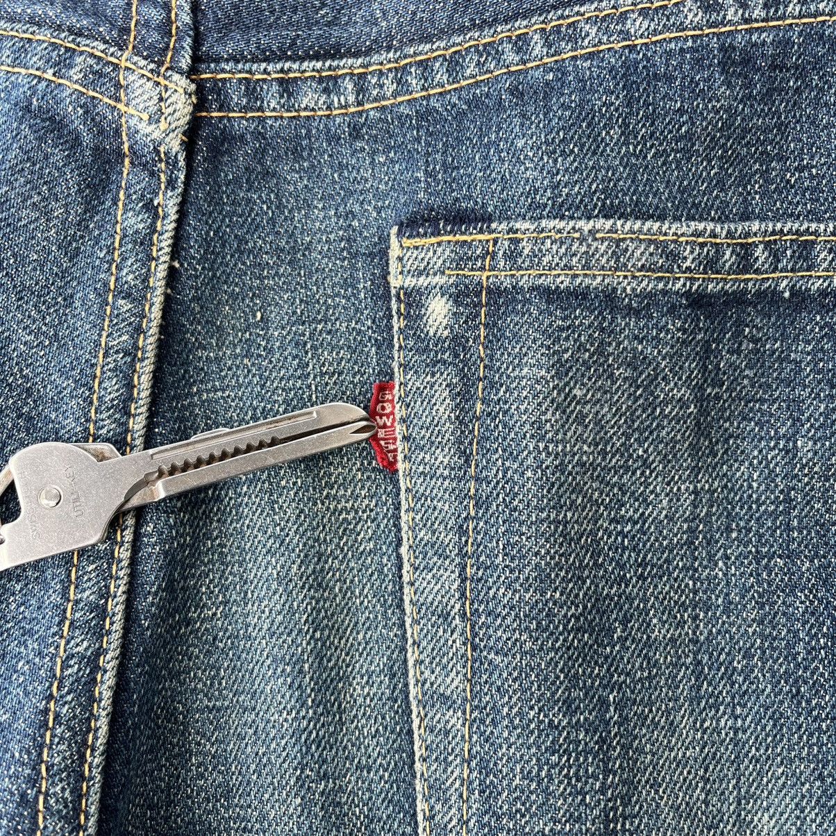 Japanese Brand Vintage Japanese Gowest straight selvedge jeans Size US 31 - 8 Thumbnail