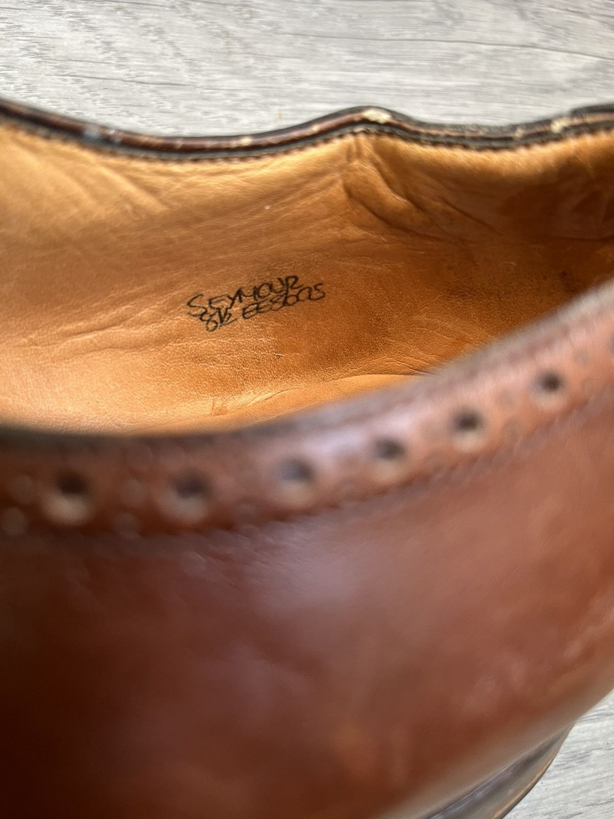 John Lobb John lobb Seymor cap-toe brouges lace up shoes sz 8.5EE Size US 9.5 / EU 42-43 - 14 Thumbnail