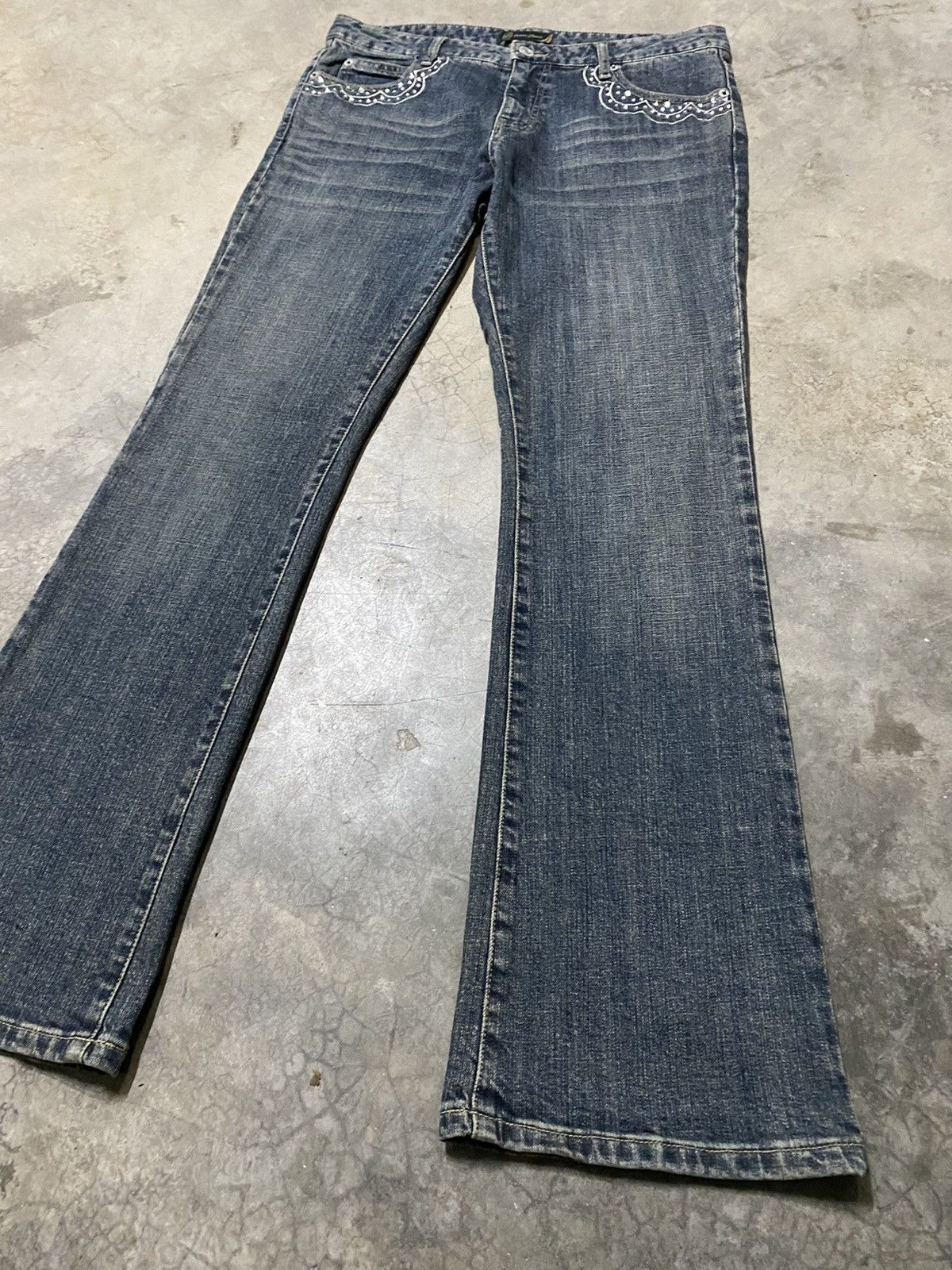Hysteric Glamour × If Six Was Nine × Japanese Brand 💥last call💥Flare Jeans Japanese Oririn Stretchable Denim Size US 30 / EU 46 - 3 Thumbnail