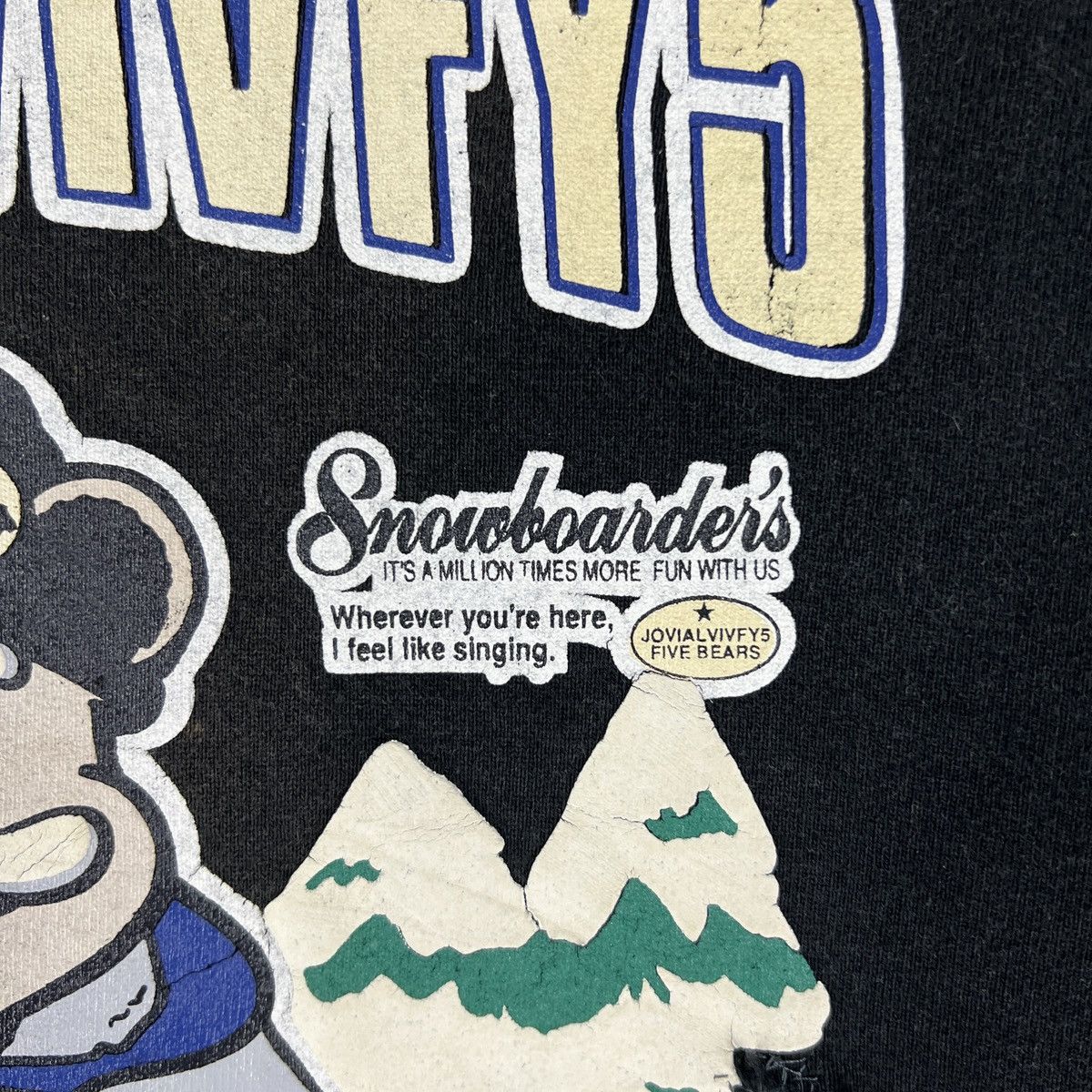 Vintage 🔥 VINTAGE JOVIAL VIVFV5 SNOWBOARDS SWEATSHIRT MADE IN USA Size US L / EU 52-54 / 3 - 8 Thumbnail