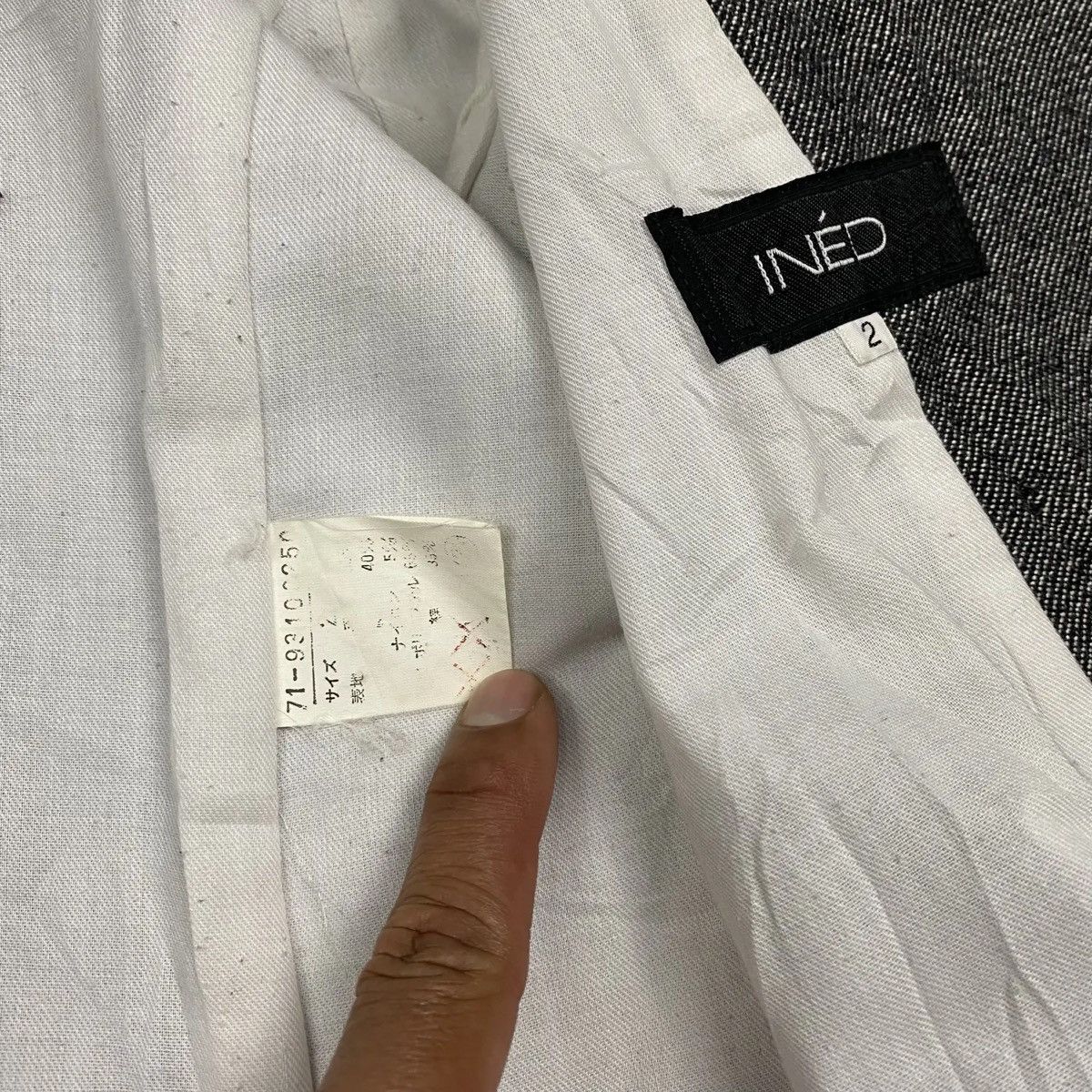 Japanese Brand Ined Wool Jacket By Yohji Yamamoto Size US S / EU 44-46 / 1 - 8 Thumbnail
