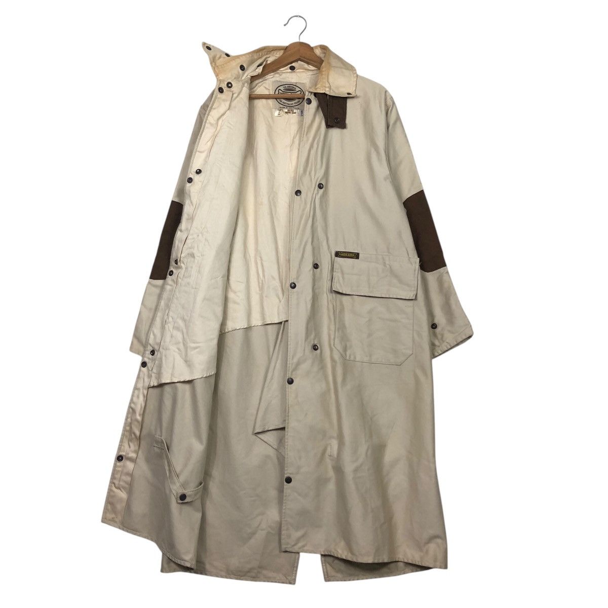 Japanese Brand 📌Vintage Long Jacket Duck Canvas Detroit Driza Bone Size US M / EU 48-50 / 2 - 13 Thumbnail