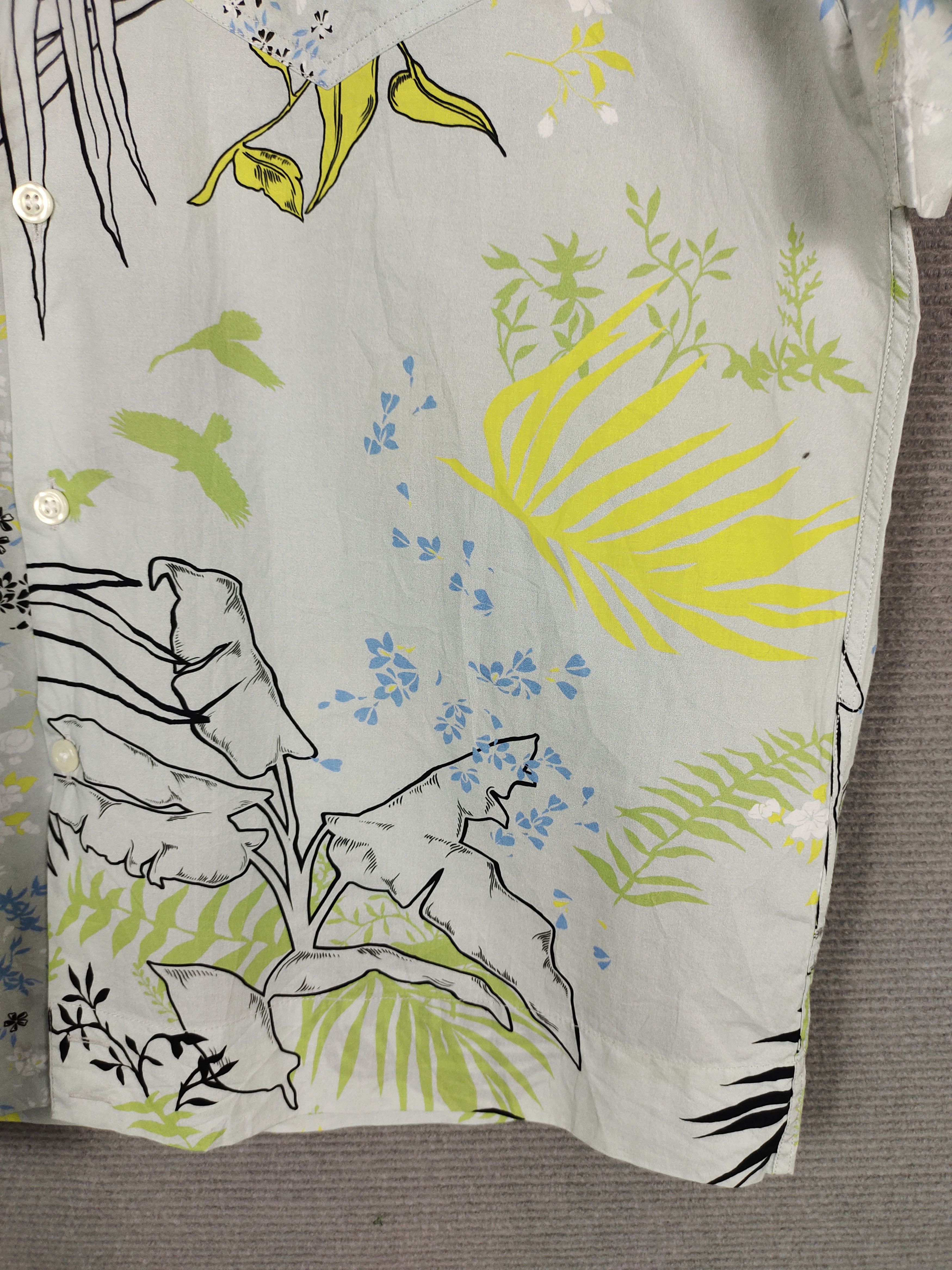 Diesel Vintage Y2k Diesel Flower Printed Oversize Shirt Size US S / EU 44-46 / 1 - 4 Thumbnail