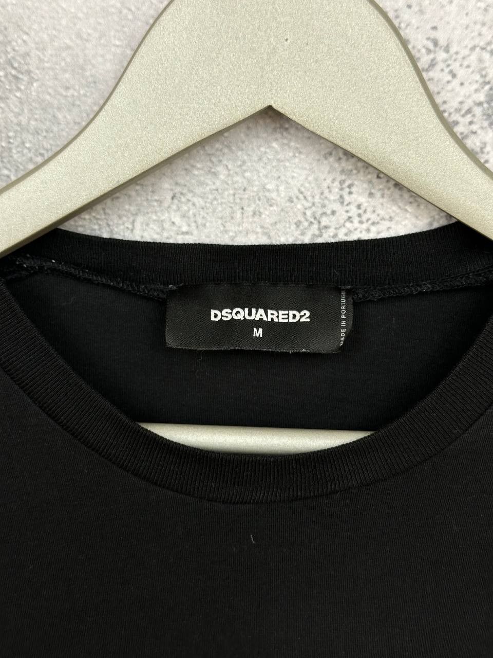 Dsquared2 Dsquared2 Logo T-Shirt Black Red Maple Leaf Portugal Tee Size US M / EU 48-50 / 2 - 11 Thumbnail