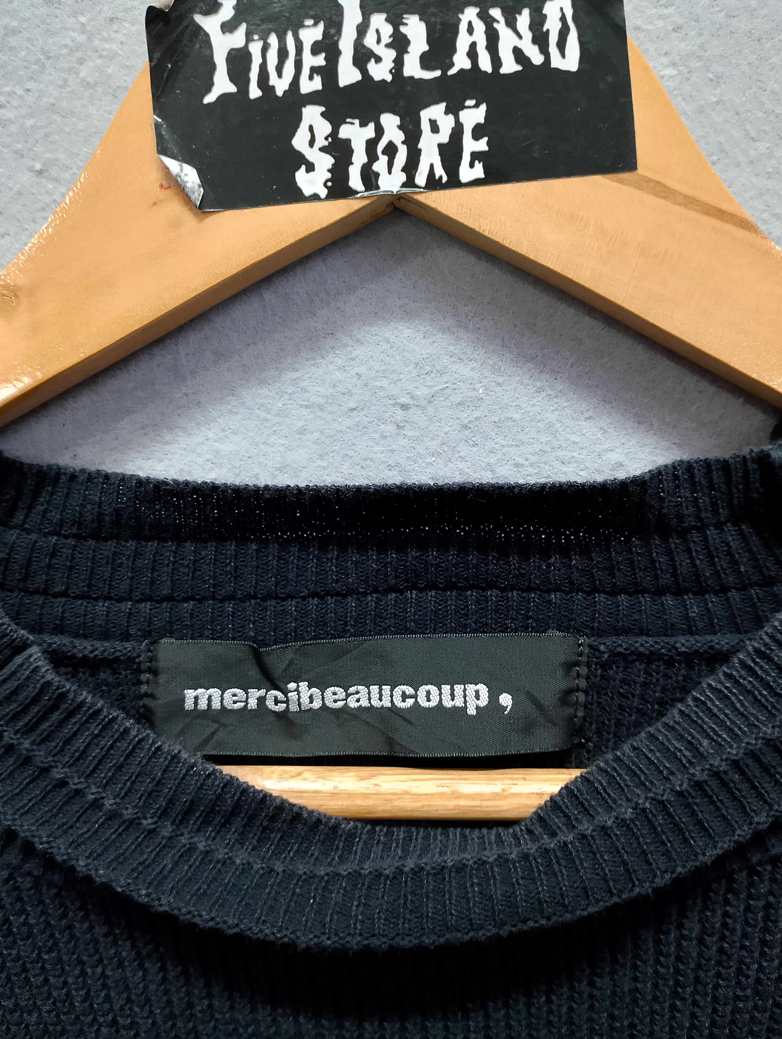 mercibeaucoup mercibeaucoup Issey miyake Black Knit Sweater Size XL / US 12-14 / IT 48-50 - 4 Thumbnail
