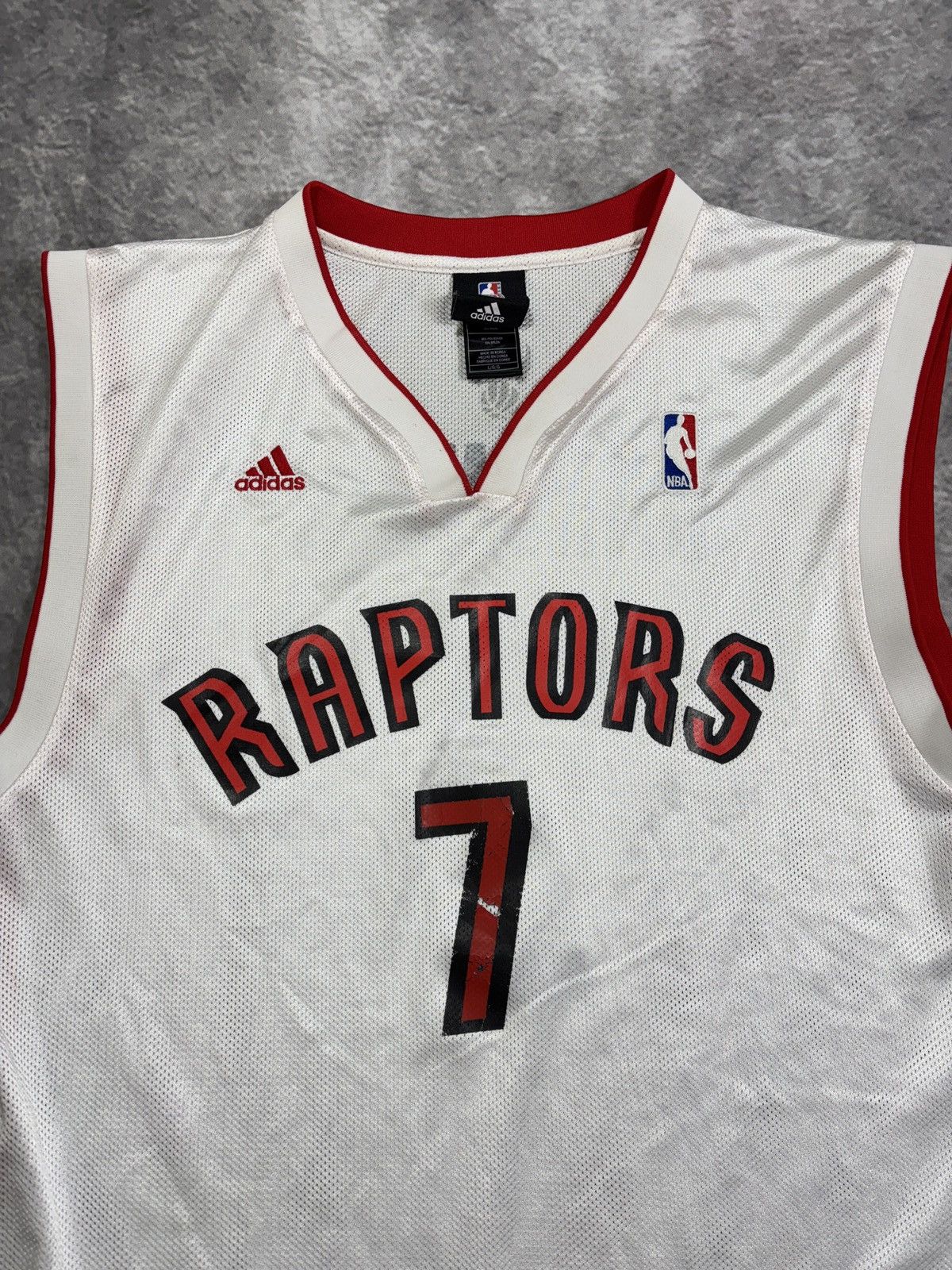 Adidas Vintage Toronto Raptors Jersey 2000s Andrea Bargnani NBA #7 Size US L / EU 52-54 / 3 - 10 Thumbnail