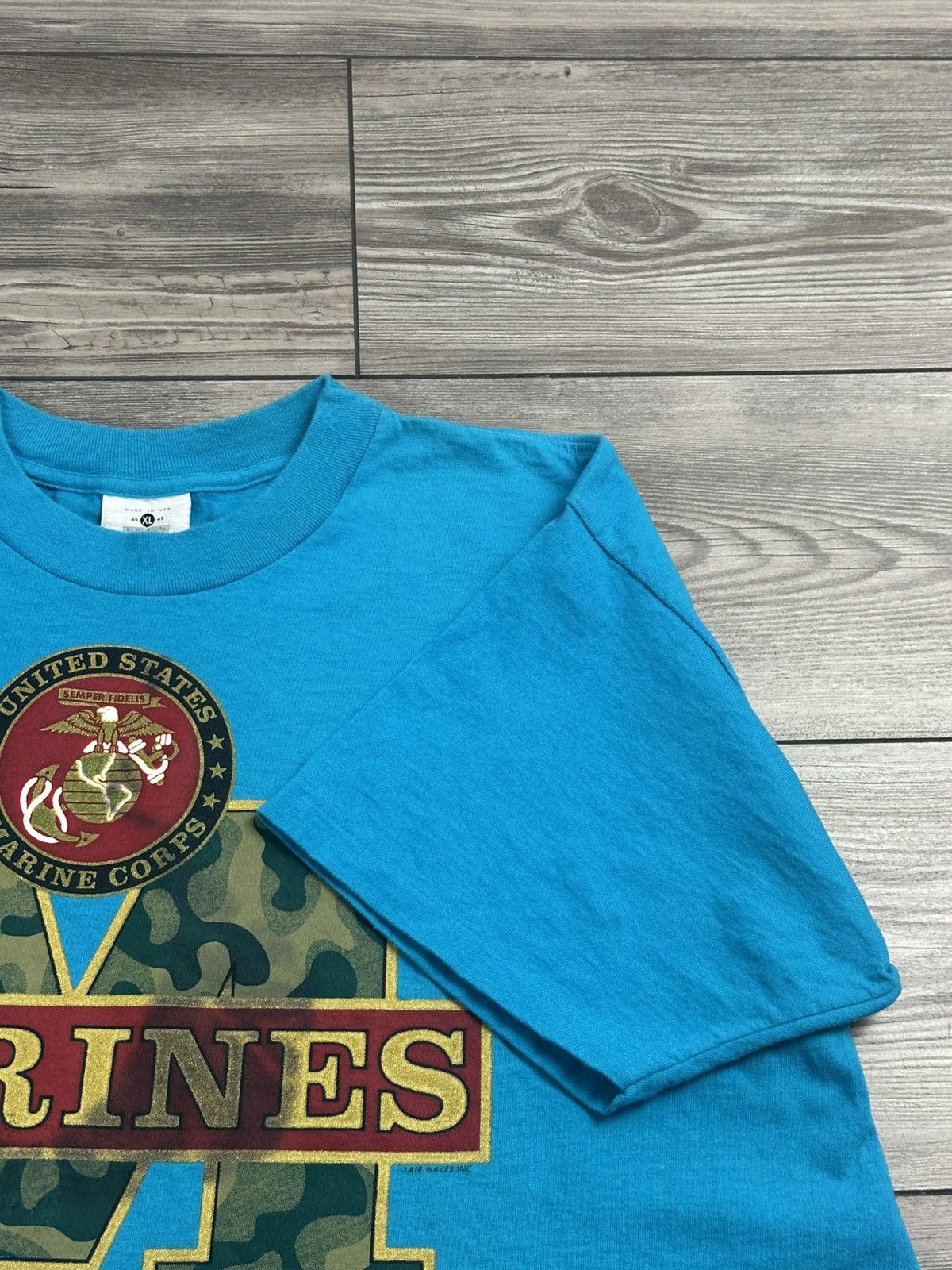 Lee Vintage 90’s USMC Marines T Shirt Size US XL / EU 56 / 4 - 4 Thumbnail